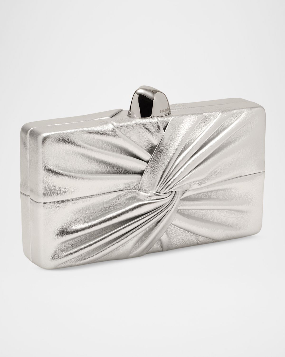 Cult Gaia Lisse Twisted Metallic Leather Clutch Bag | Thumbnail 4 Cult Gaia Lisse Twisted Metallic Leather Clutch Bag | Thumbnail 4