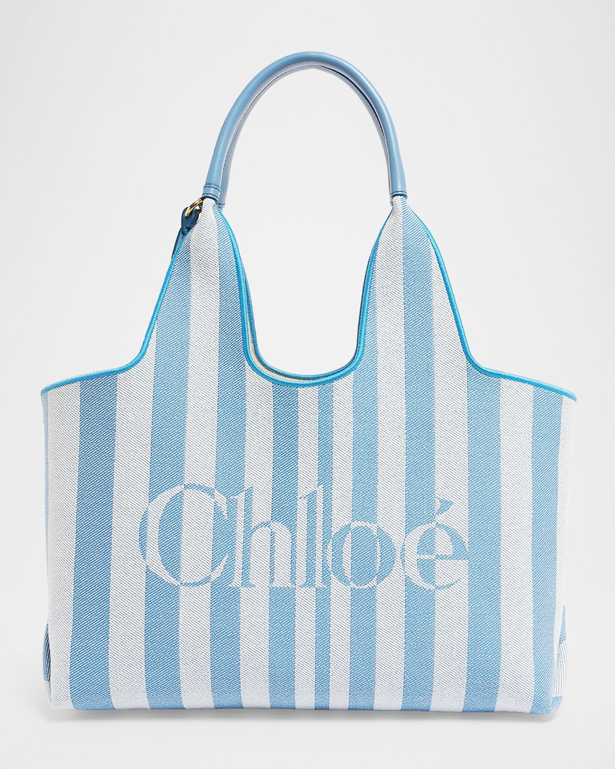 Chloe Stripy East-West Jacquard Tote Bag | Thumbnail 7 Chloe Stripy East-West Jacquard Tote Bag | Thumbnail 7