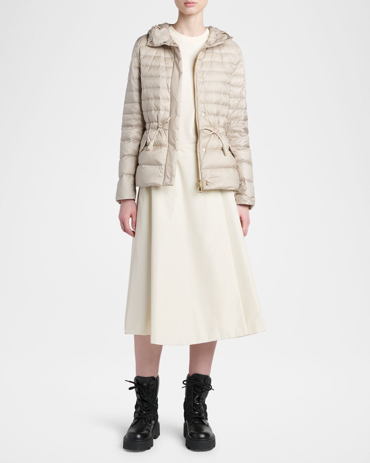 Moncler Raies Hooded Short Down Jacket