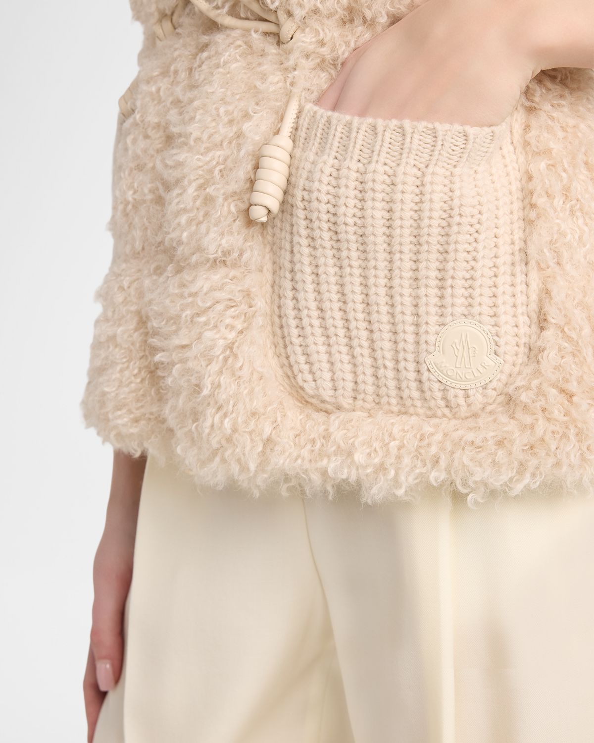 Moncler Teddy & Cashmere Vest | Thumbnail 5 Moncler Teddy & Cashmere Vest | Thumbnail 5