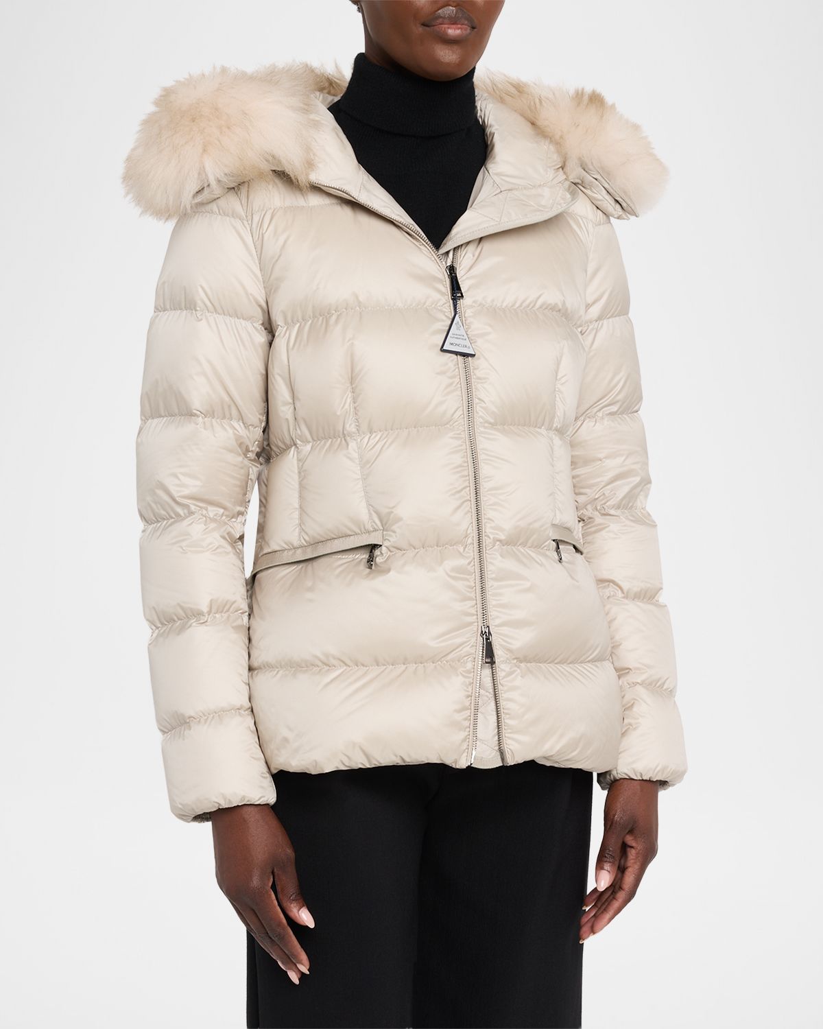 Moncler Boed Hooded Shearling-Trim Down Jacket | Thumbnail 4 Moncler Boed Hooded Shearling-Trim Down Jacket | Thumbnail 4