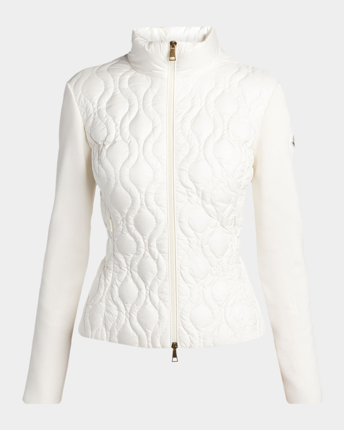Moncler Cotton Padded Zip-Up Cardigan