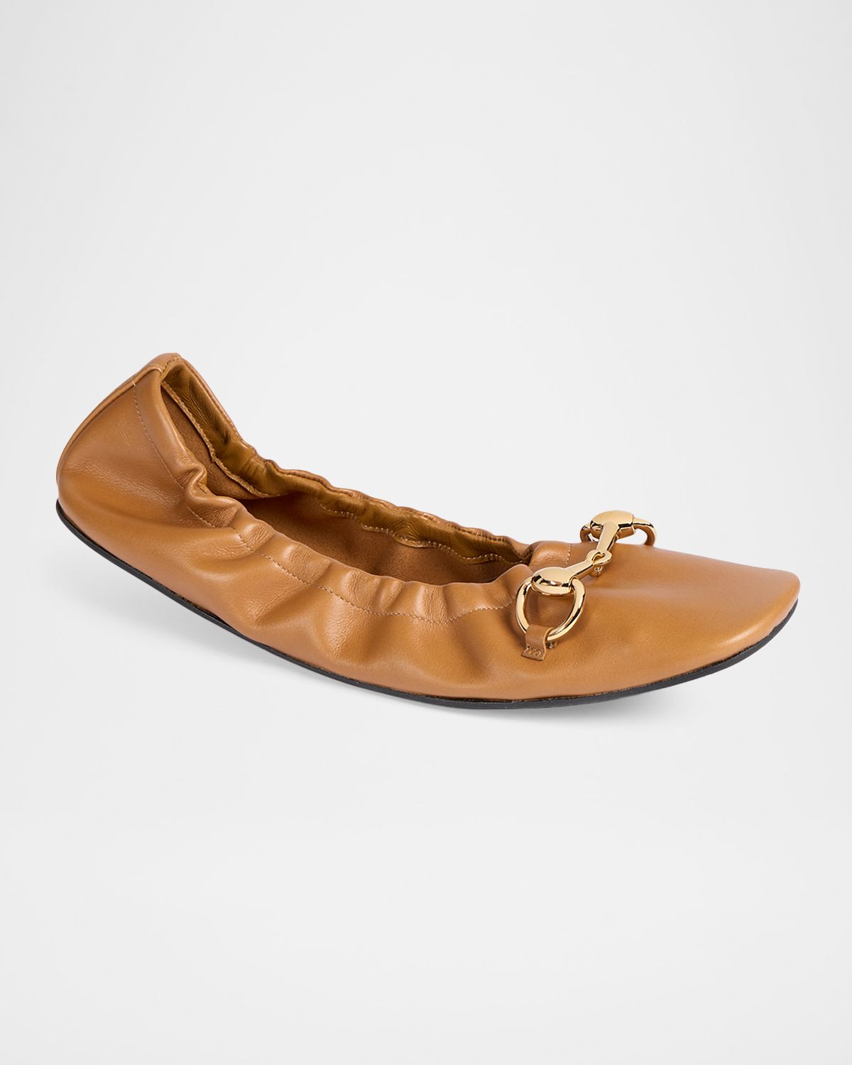 Gucci Prima Leather Ballerina Flats | Thumbnail 5