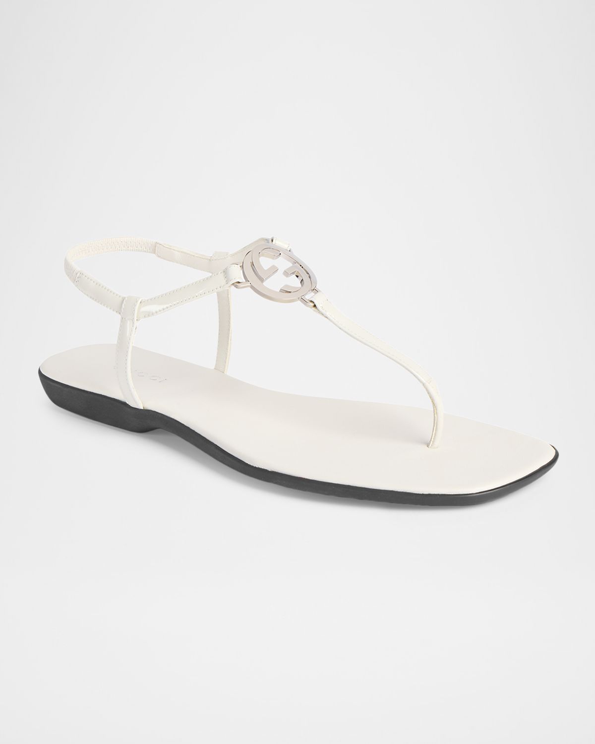 Gucci GG Ease Patent Leather Thong Sandals | Thumbnail 5