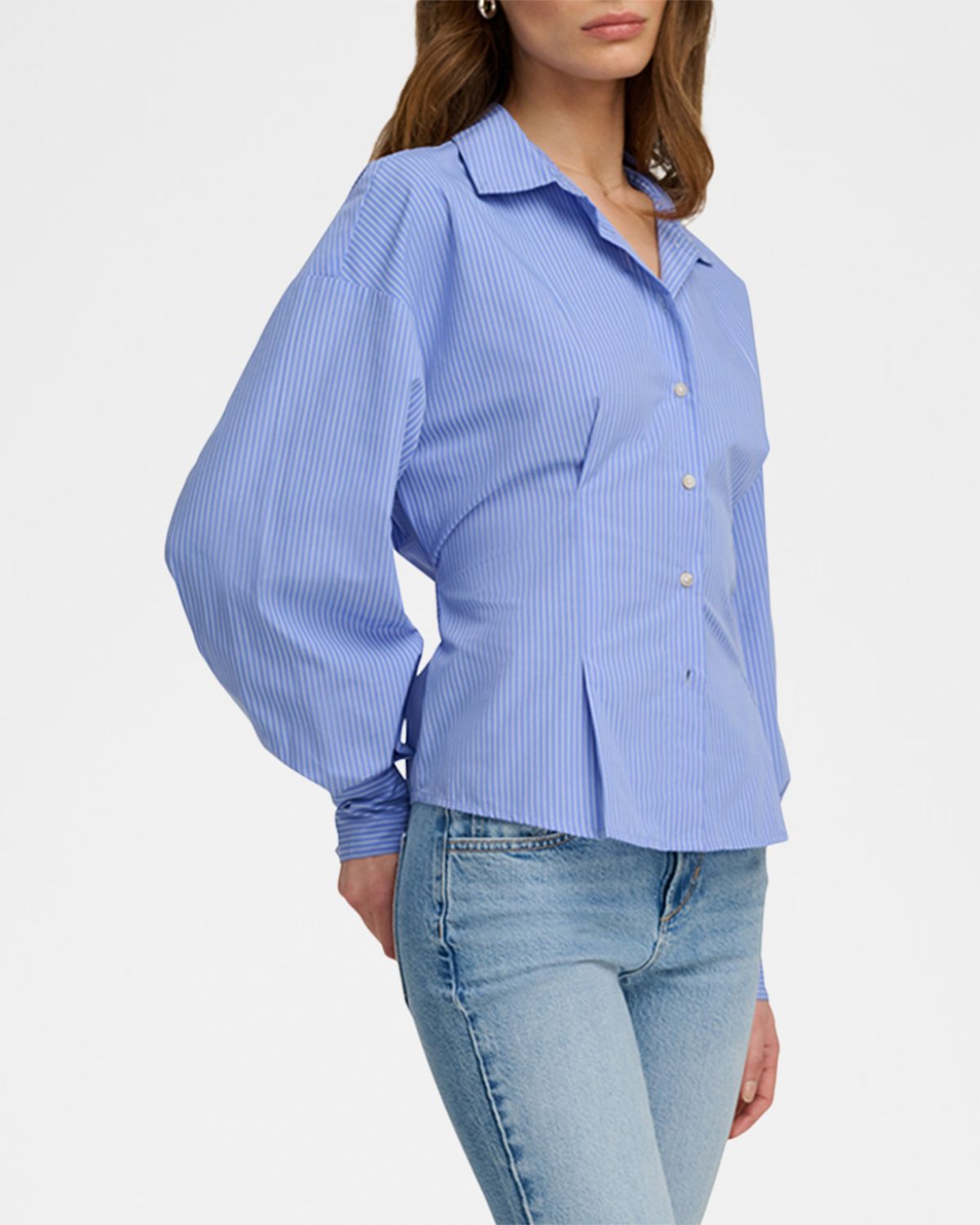 Favorite Daughter The Back Story Striped Tie-Back Shirt | Thumbnail 4