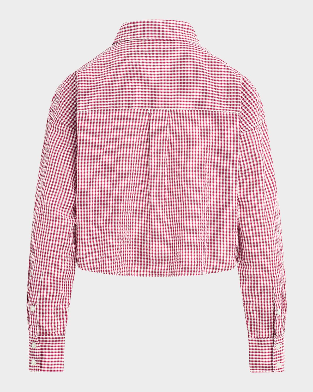 Favorite Daughter The Crop Ex-Boyfriend Gingham Shirt | Thumbnail 5