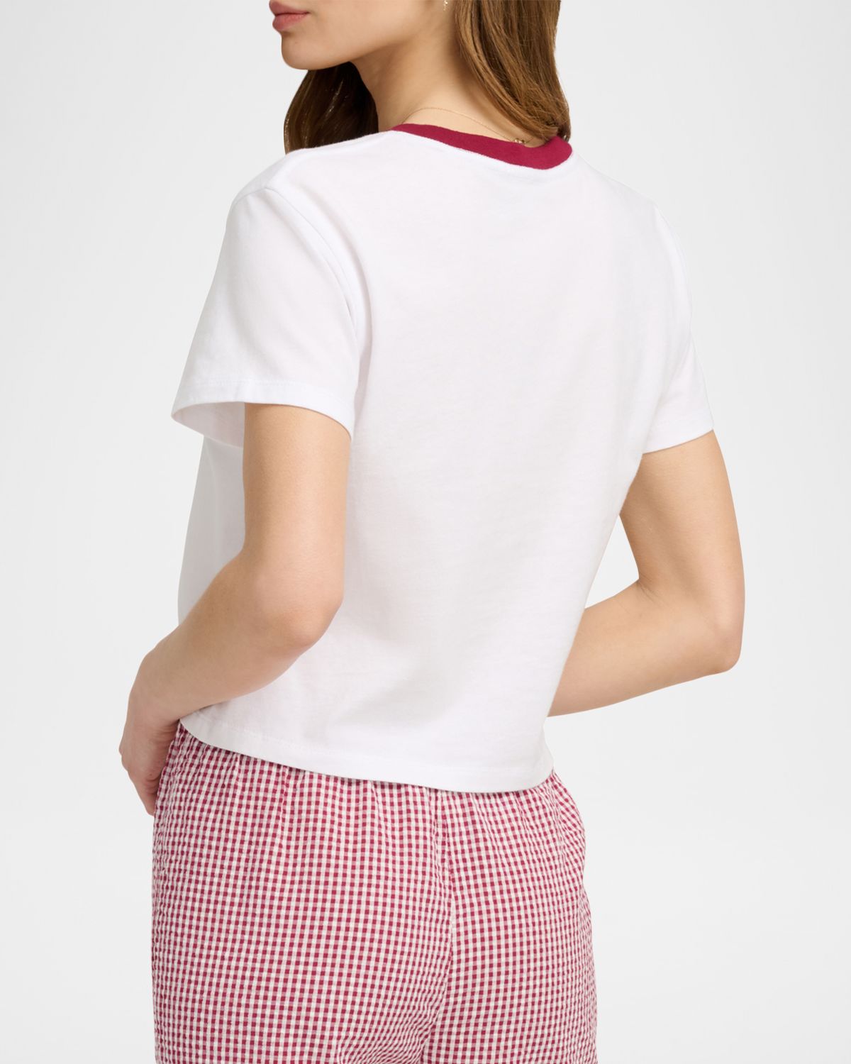 Favorite Daughter The Cropped Signature Chest Logo Tee | Thumbnail 3 Favorite Daughter The Cropped Signature Chest Logo Tee | Thumbnail 3