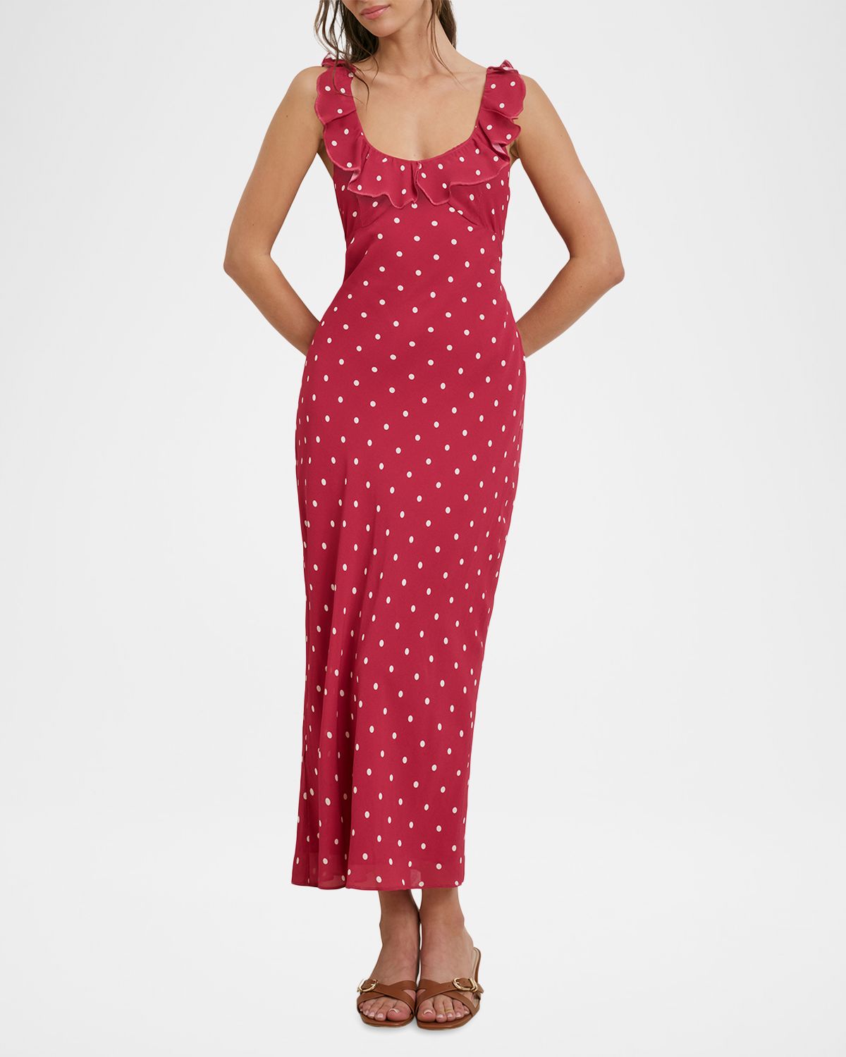 Favorite Daughter The Blossom Sleeveless Polka-Dot Dress | Thumbnail 2 Favorite Daughter The Blossom Sleeveless Polka-Dot Dress | Thumbnail 2