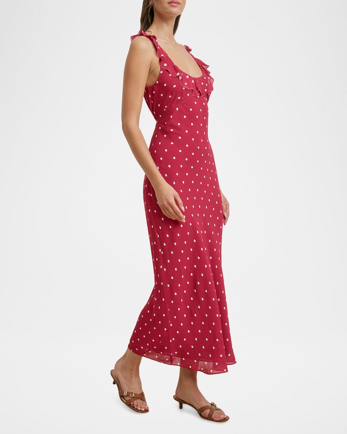 Favorite Daughter The Blossom Sleeveless Polka-Dot Dress | Thumbnail 4 Favorite Daughter The Blossom Sleeveless Polka-Dot Dress | Thumbnail 4