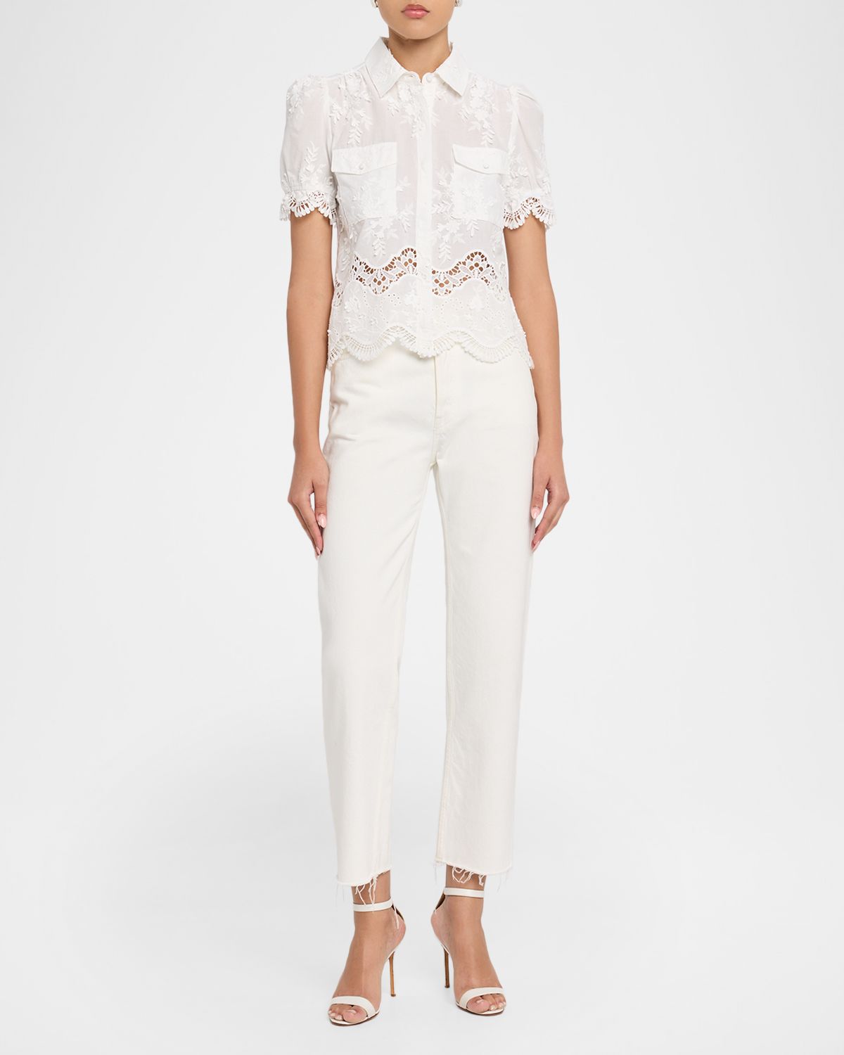 Generation Love Mina 3D Floral Cotton-Voile Shirt | Thumbnail 5