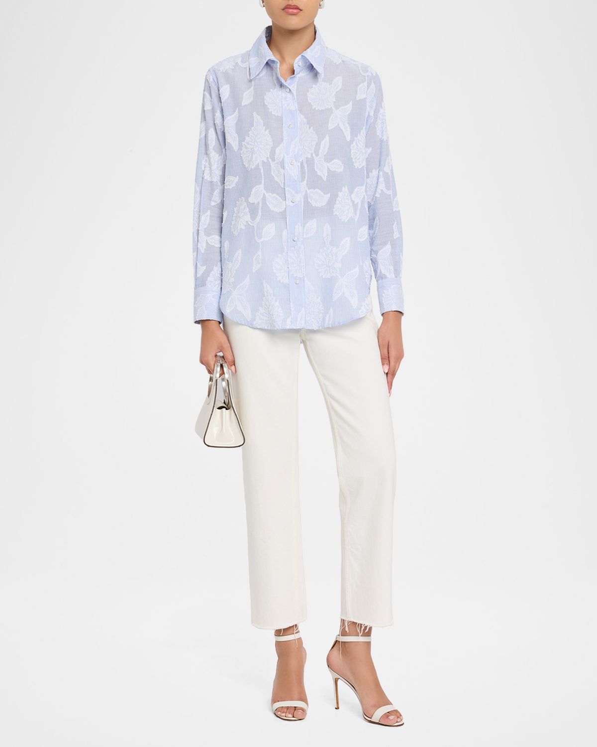 Generation Love Malinda Floral Stripe Shirt | Thumbnail 5 Generation Love Malinda Floral Stripe Shirt | Thumbnail 5