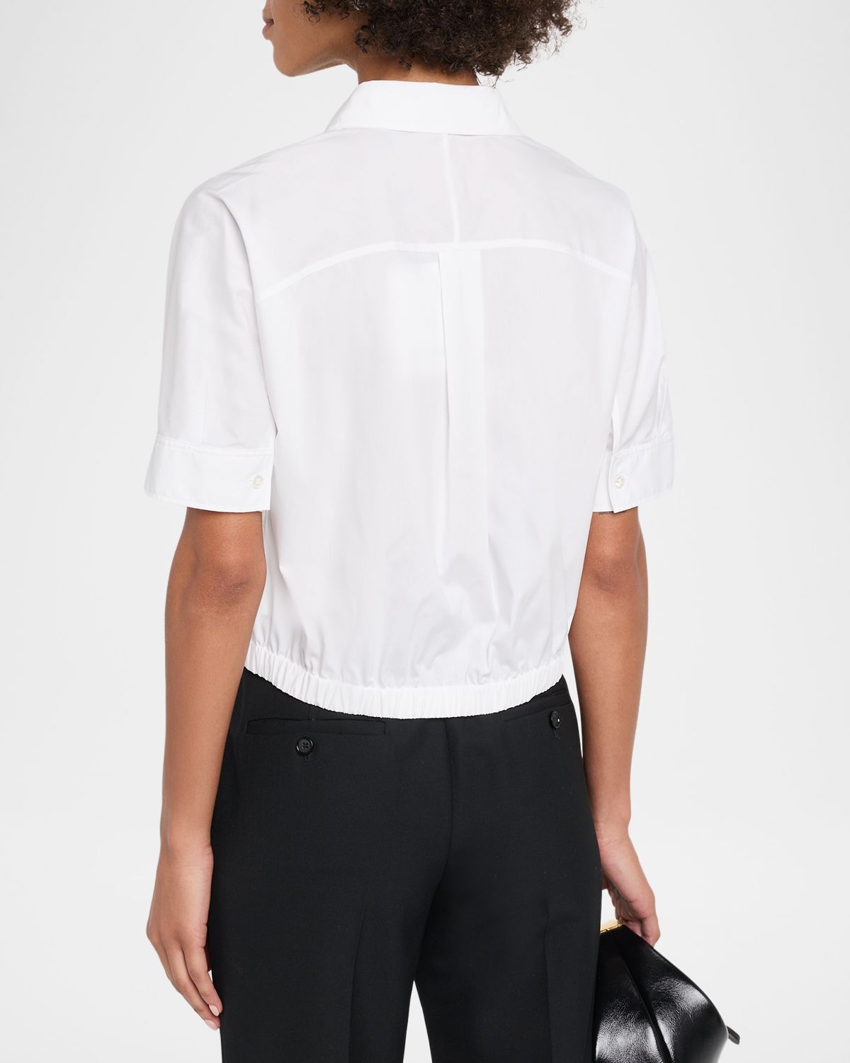 Theory Short-Sleeve Button-Front Shirt | Thumbnail 3 Theory Short-Sleeve Button-Front Shirt | Thumbnail 3