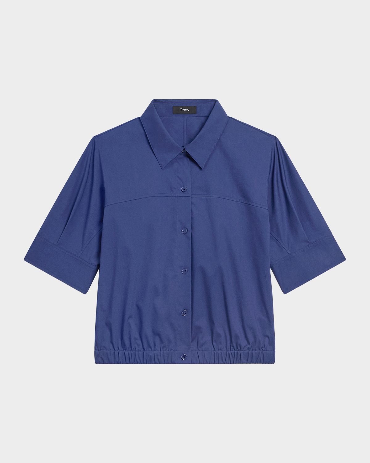 Theory Short-Sleeve Button-Front Shirt