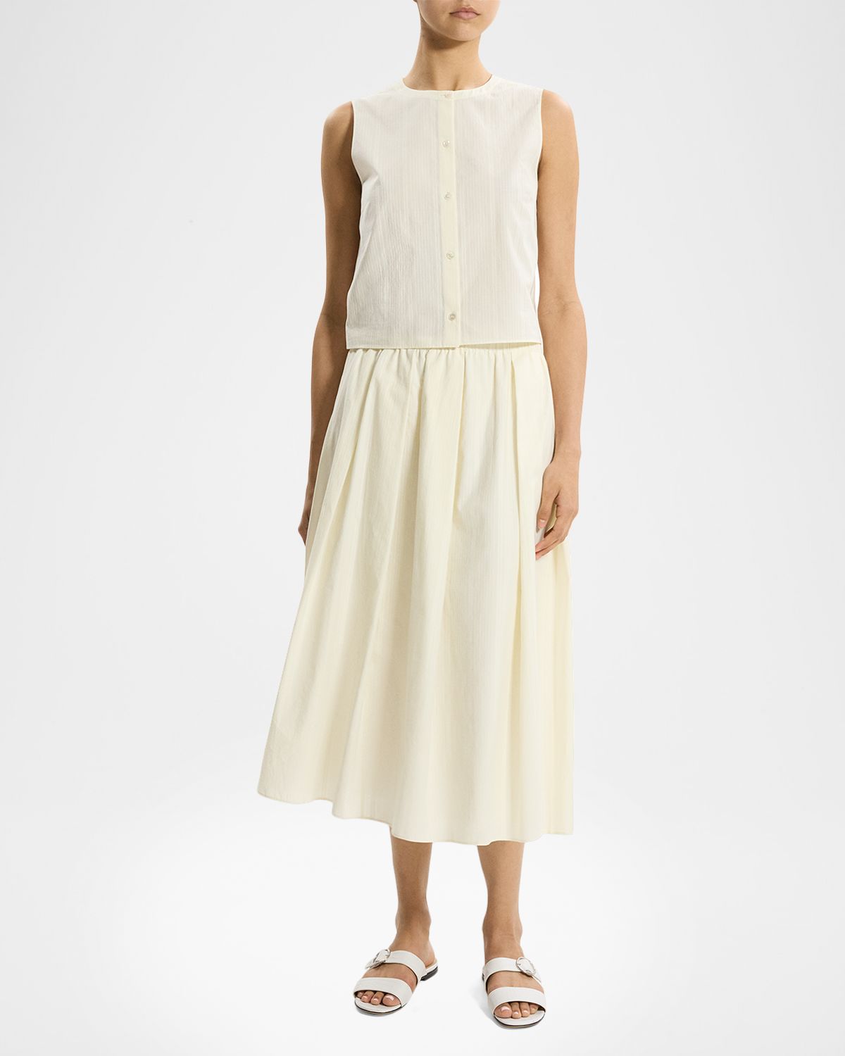 Theory Sleeveless Button-Front Top | Thumbnail 5 Theory Sleeveless Button-Front Top | Thumbnail 5