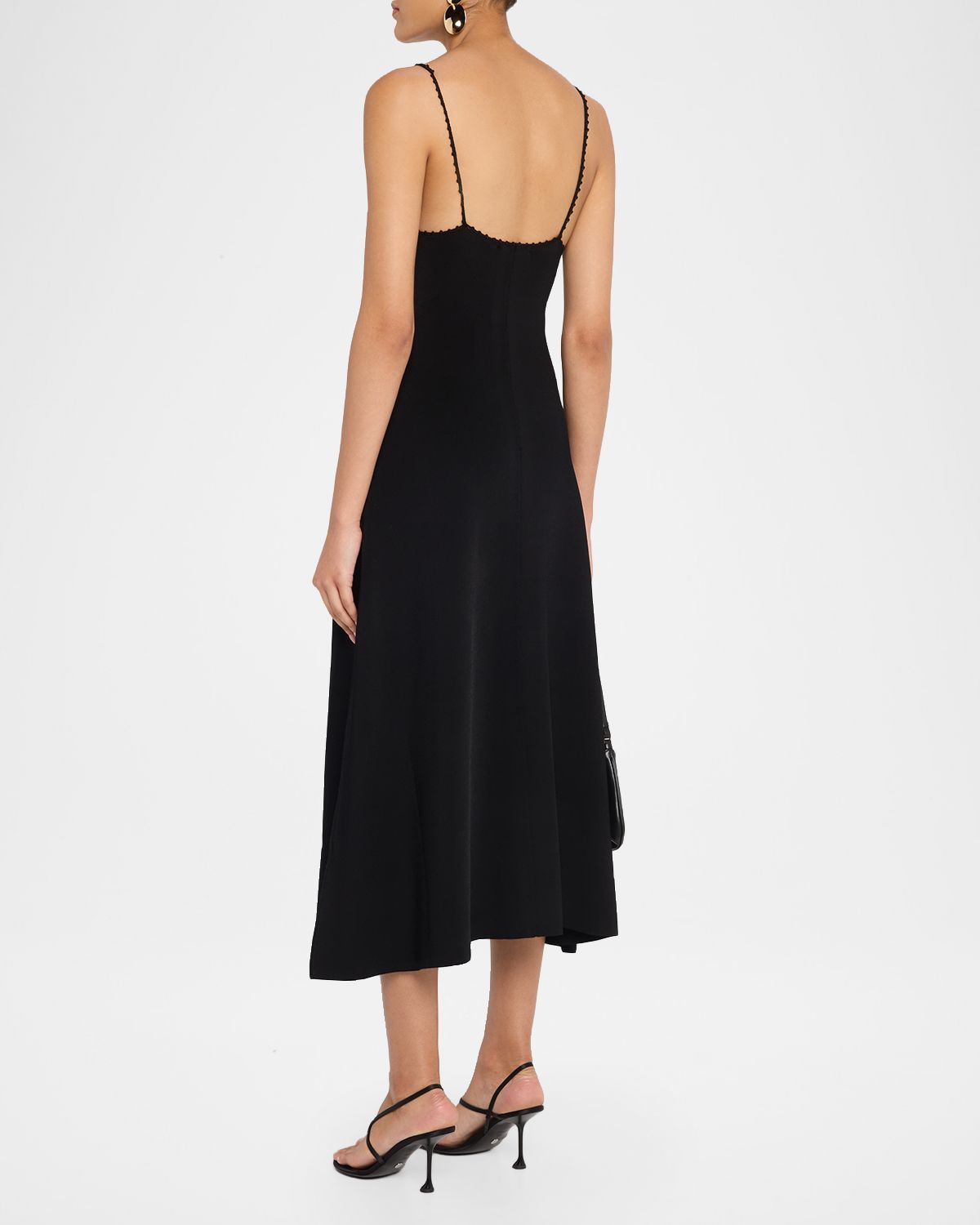 Theory Square-Neck Sleeveless Midi Dress | Thumbnail 3