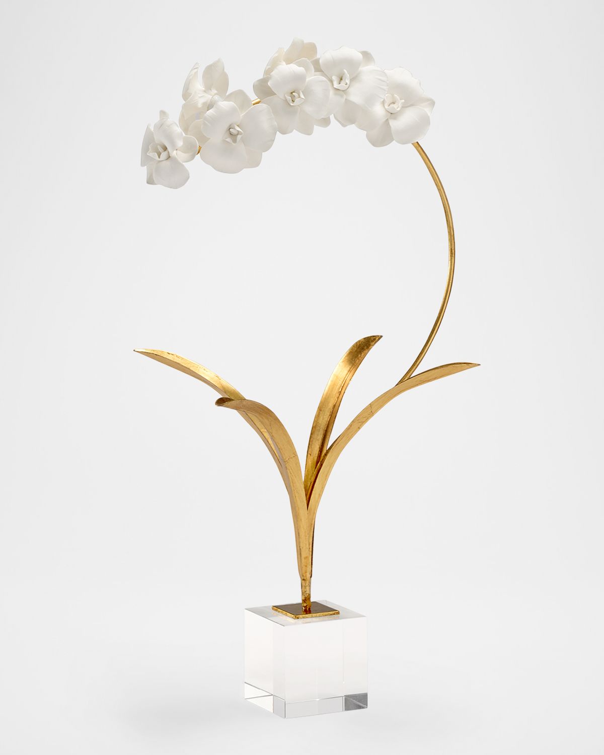 Chelsea House Small Orchid on Stand Sculpture | Thumbnail 7