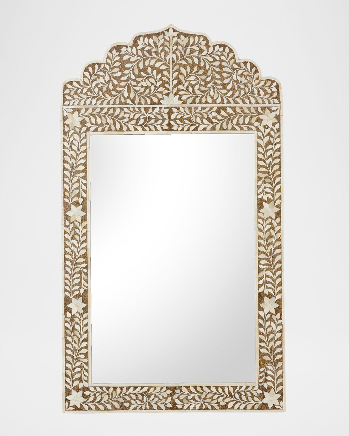 Chelsea House Crown 48" Bone Wall Mirror | Thumbnail 4