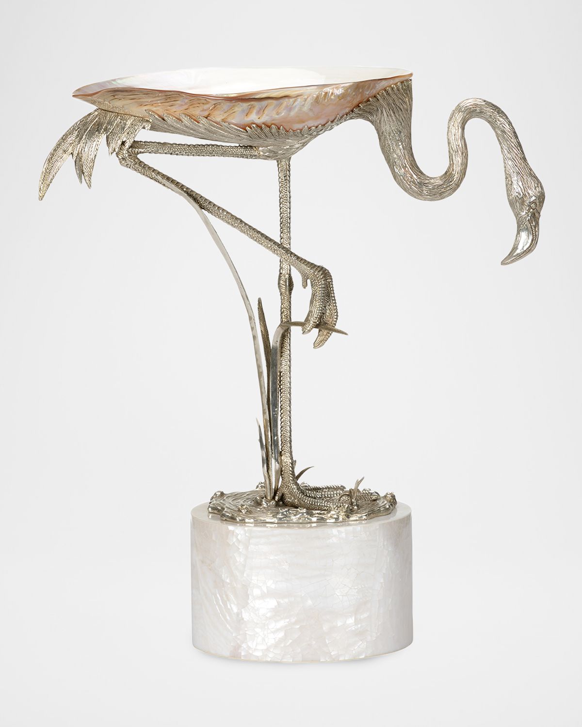 Chelsea House Mother-of-Pearl and Metal Firebird Sculpture | Thumbnail 7
