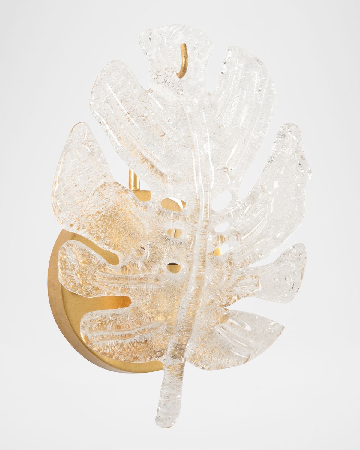 Wildwood Glass Leaf 11" Wall Sconce | Thumbnail 6