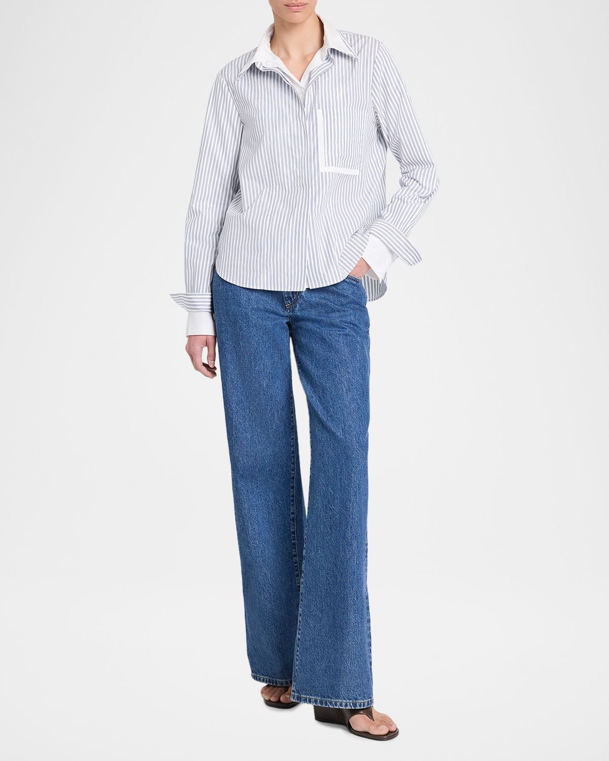 TWP Double Layer Boyfriend Shirt | Thumbnail 5 TWP Double Layer Boyfriend Shirt | Thumbnail 5