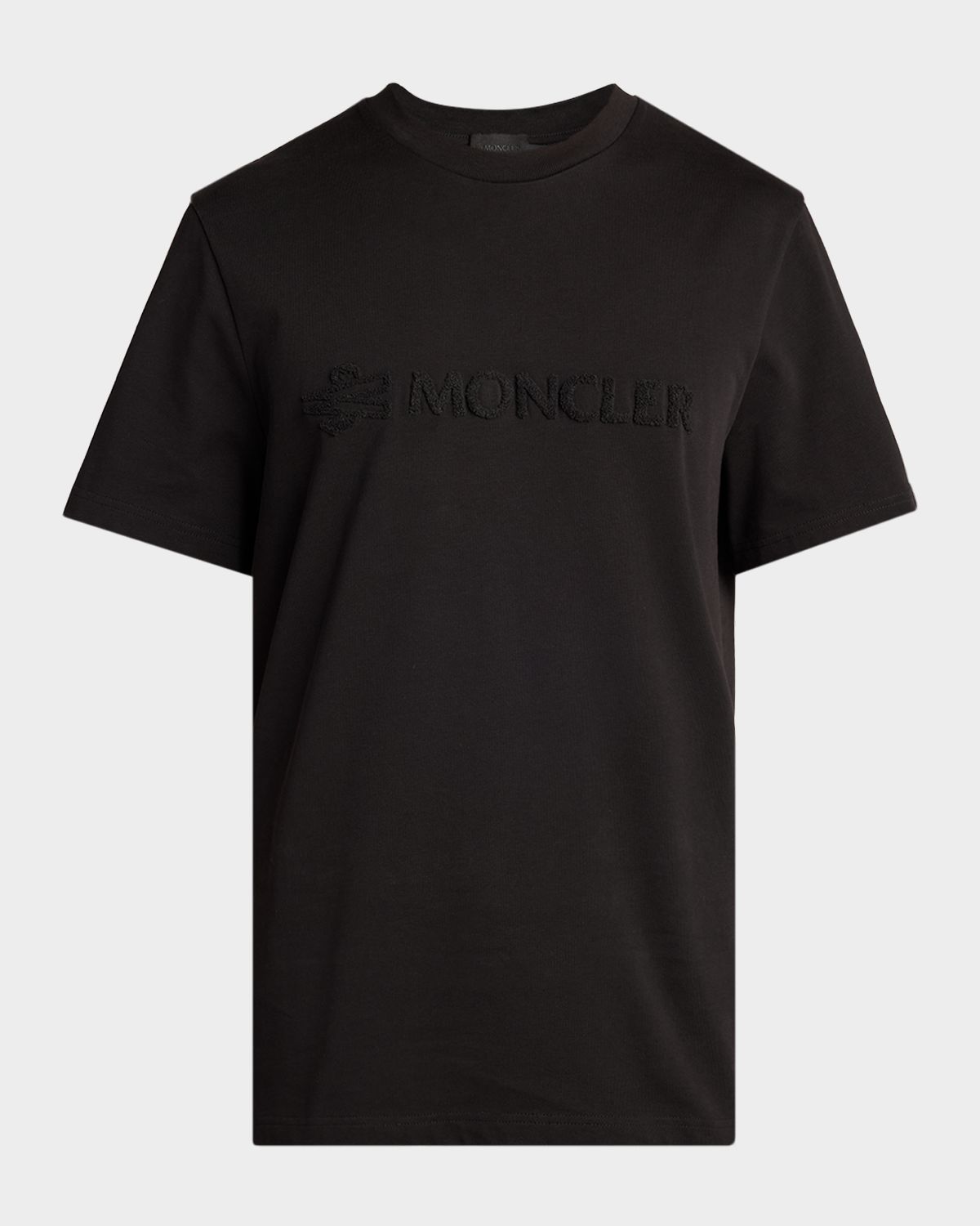 Moncler Men 's Tonal Terry-Logo Crewneck T-Shirt - Women's Clothing