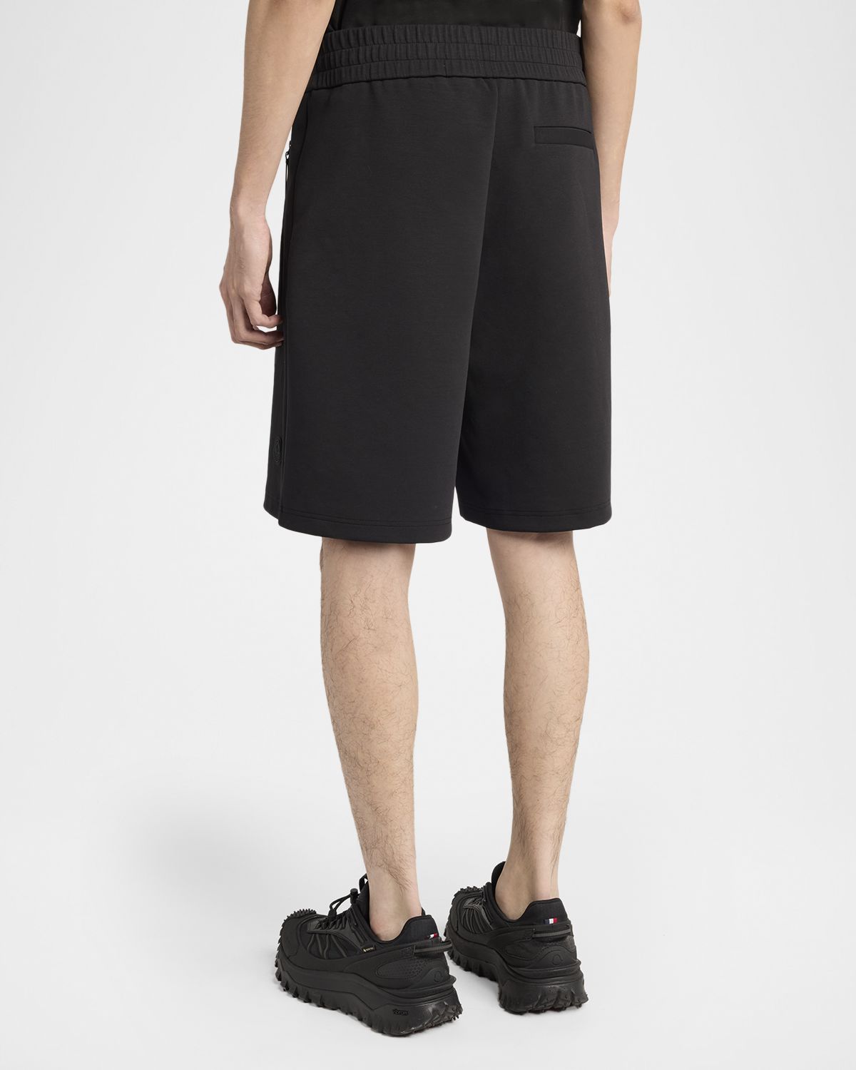 Moncler Men 's Wide-Leg Stretch Cotton Shorts | Thumbnail 3 Moncler Men 's Wide-Leg Stretch Cotton Shorts | Thumbnail 3