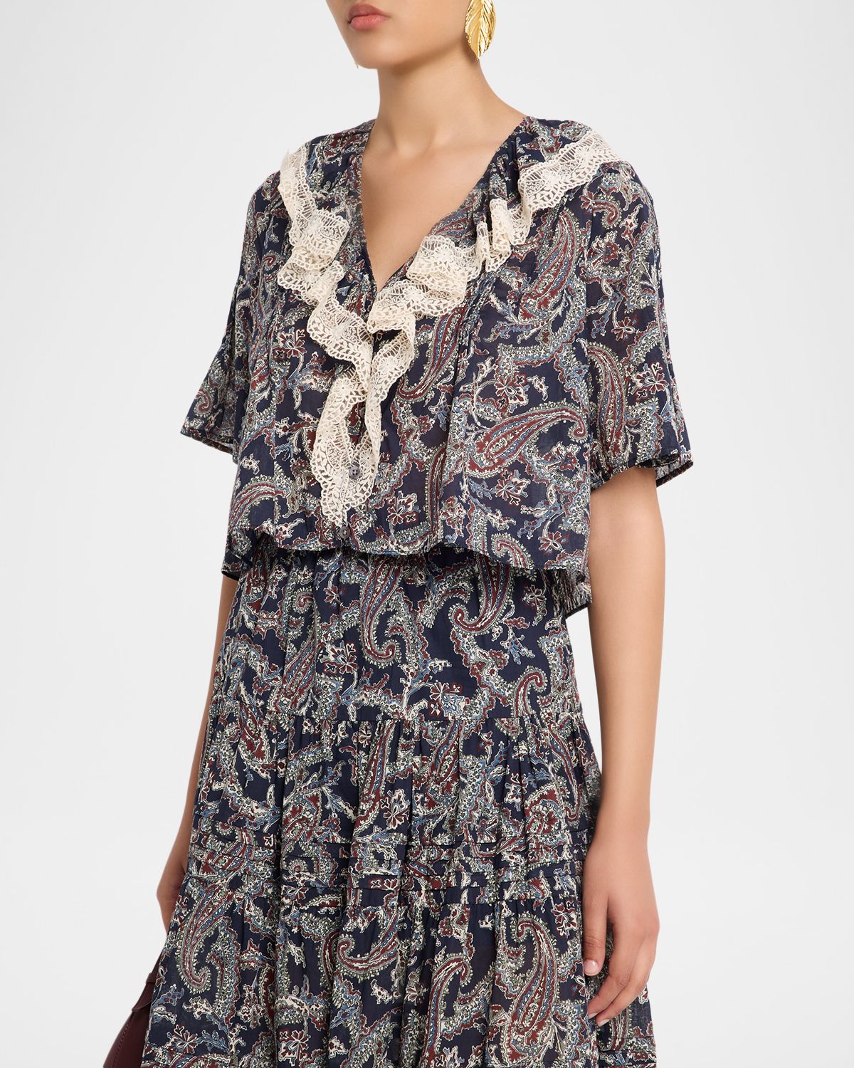 Veronica Beard Pamelis Paisley Top | Thumbnail 4 Veronica Beard Pamelis Paisley Top | Thumbnail 4