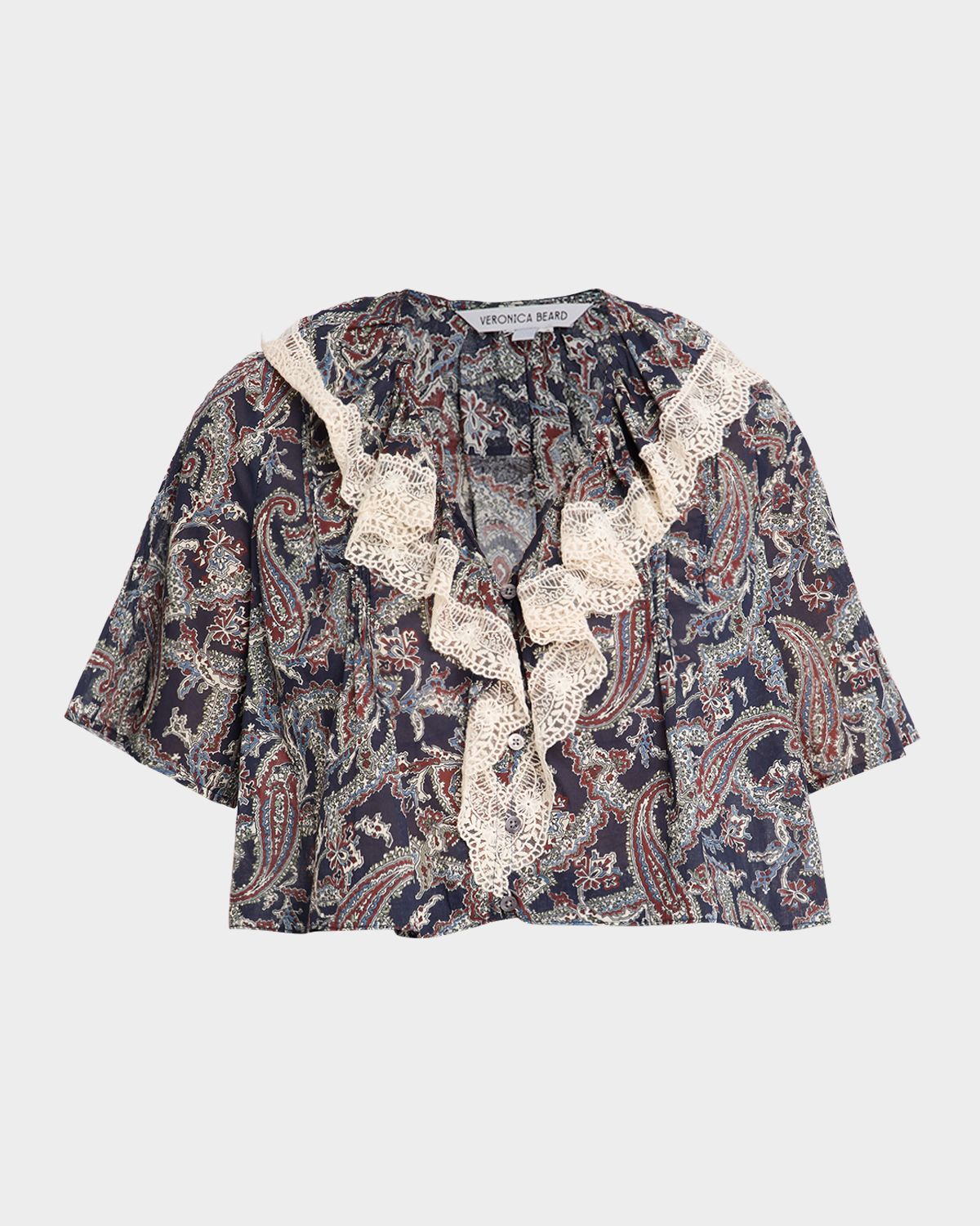Veronica Beard Pamelis Paisley Top