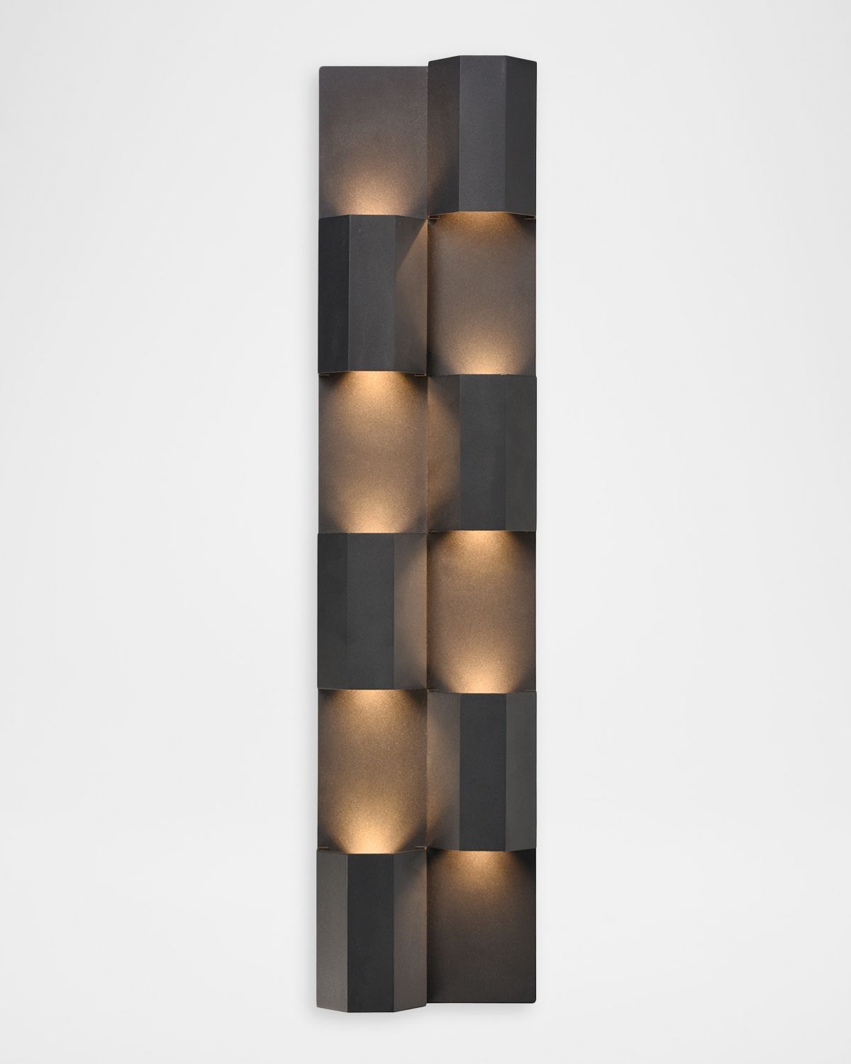 Arabela Lighting Skyline 27" 10-Light Outdoor LED Wall Sconce | Thumbnail 8