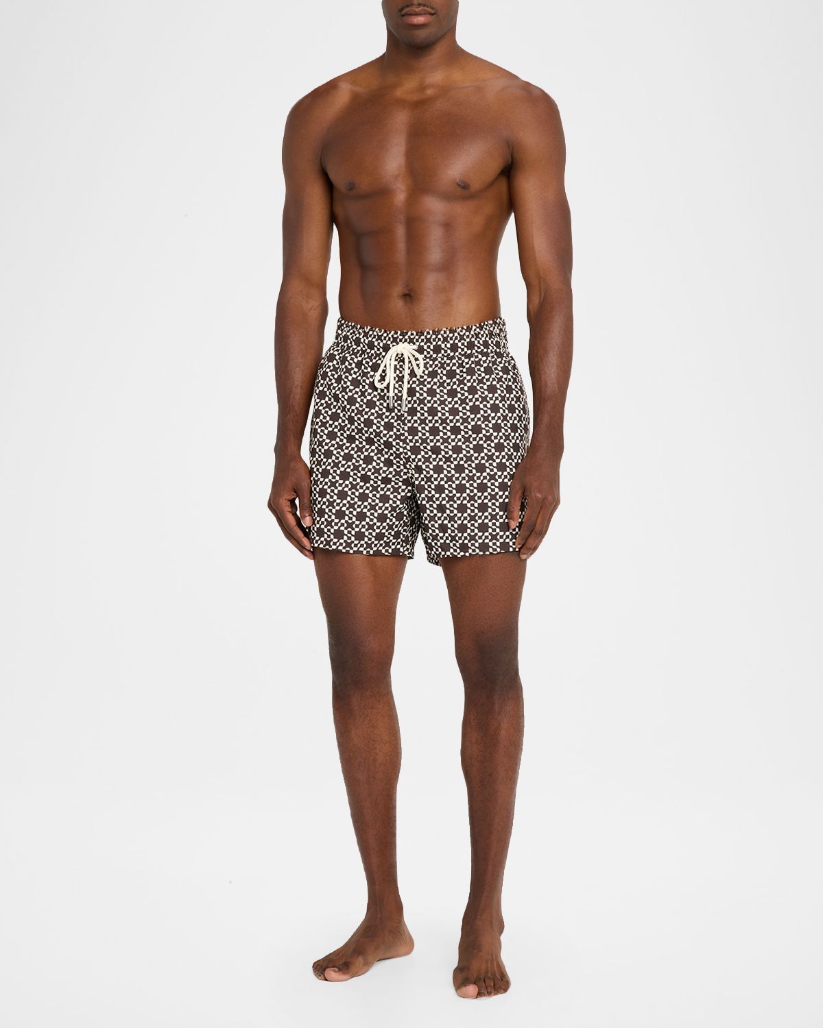 SIMKHAI Men 's Malachi Printed Swim Shorts | Thumbnail 2 SIMKHAI Men 's Malachi Printed Swim Shorts | Thumbnail 2