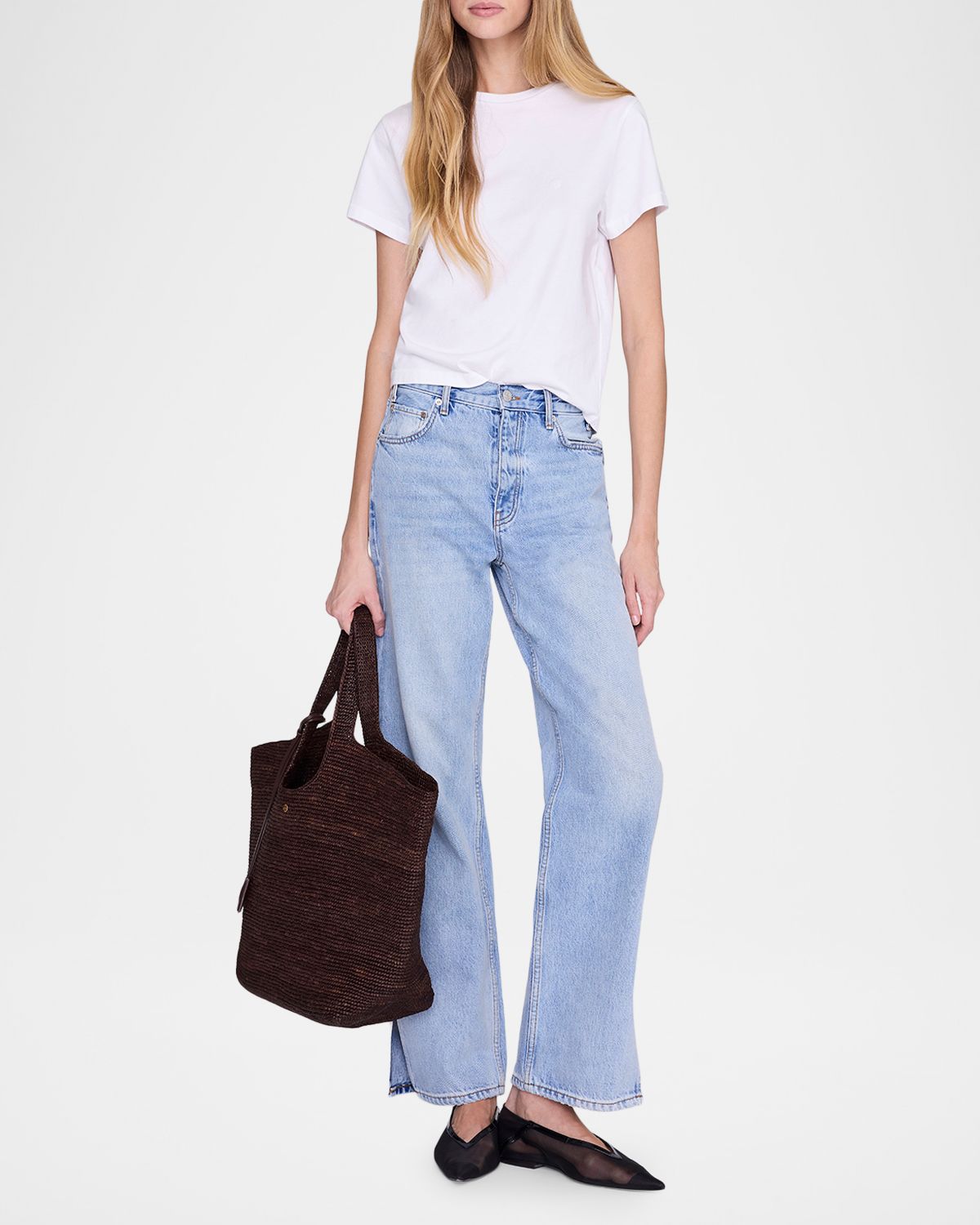 ANINE BING Shelley Crewneck Tee | Thumbnail 2 ANINE BING Shelley Crewneck Tee | Thumbnail 2