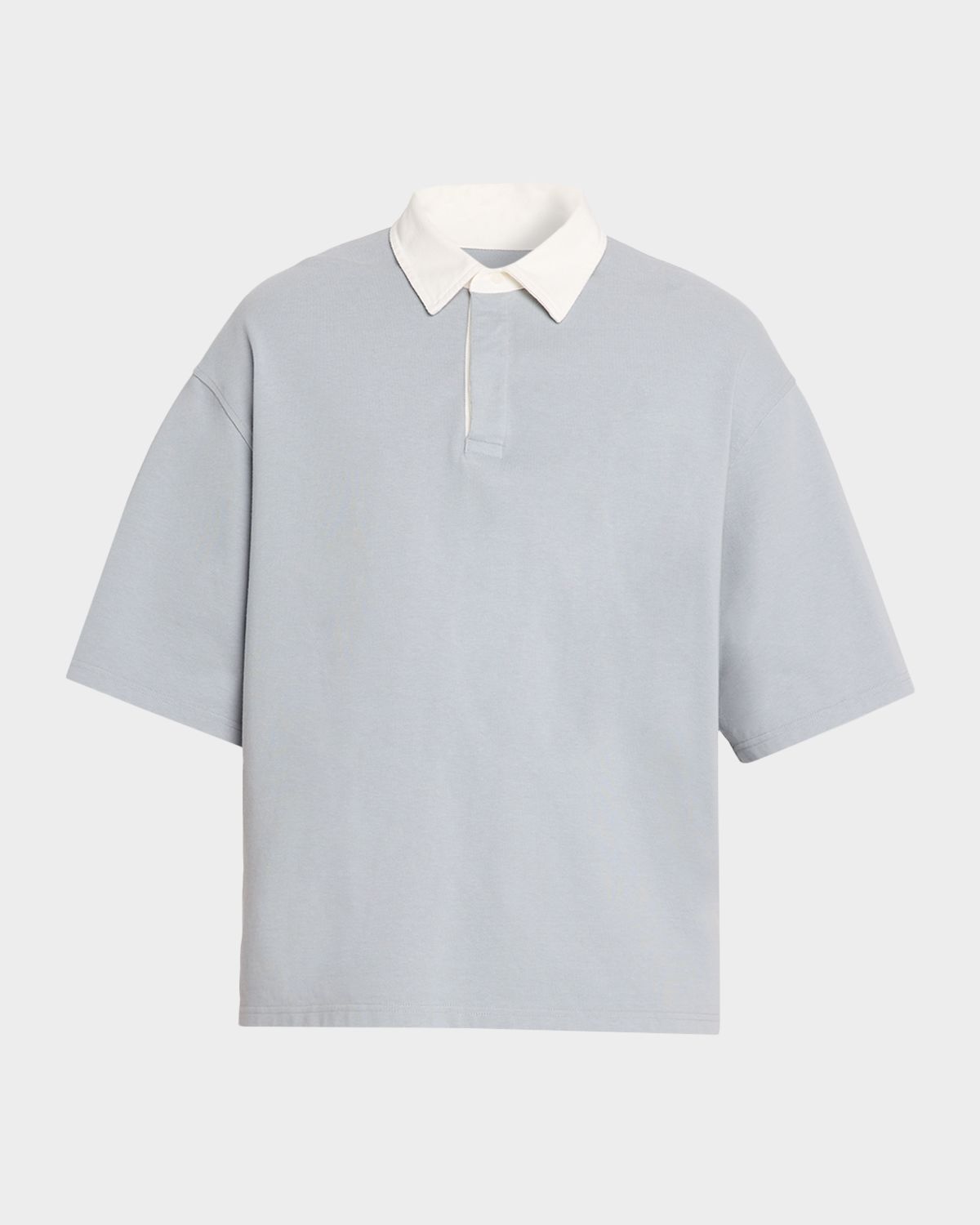 FRAME Men 's Cotton Drop-Shoulder Polo Shirt - Women's Clothing