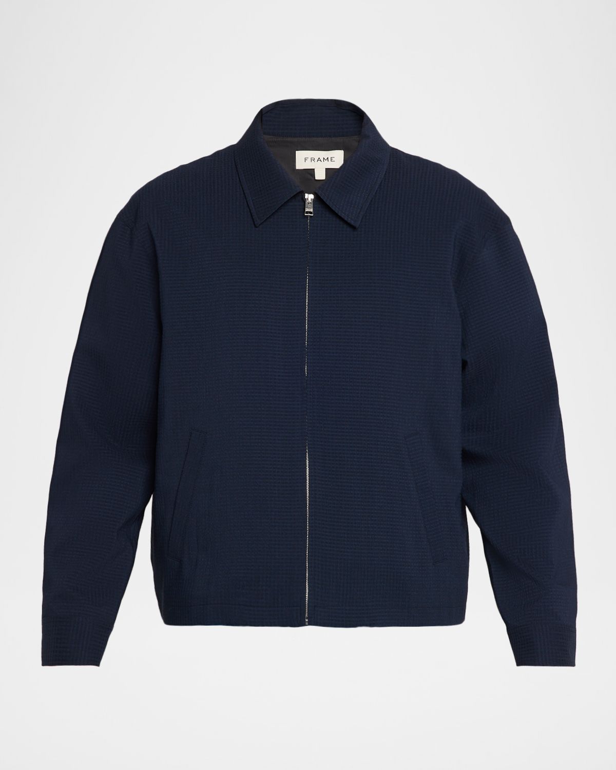 FRAME Men 's Seersucker Blouson Jacket