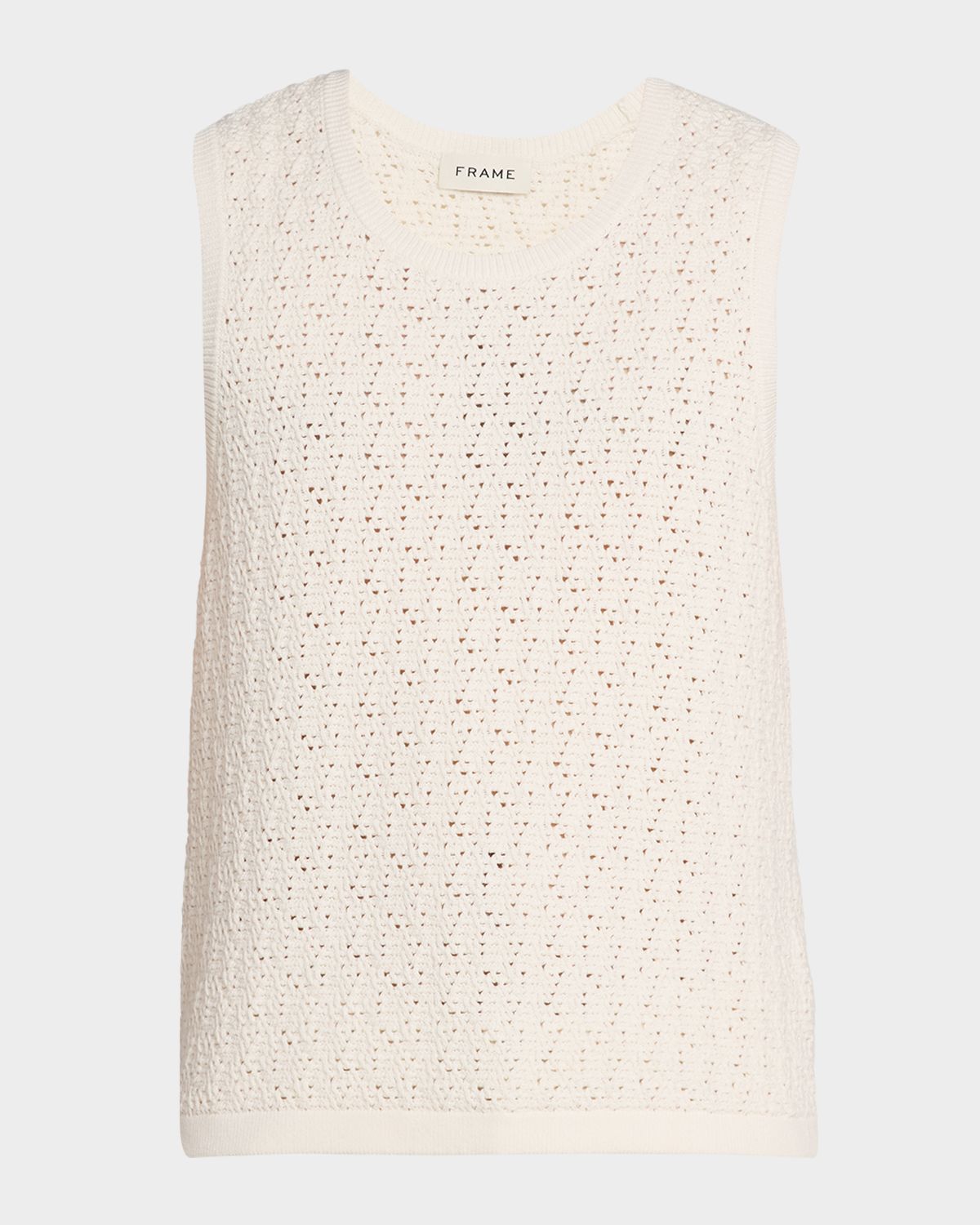 FRAME Men 's Open Knit Cotton-Blend Vest