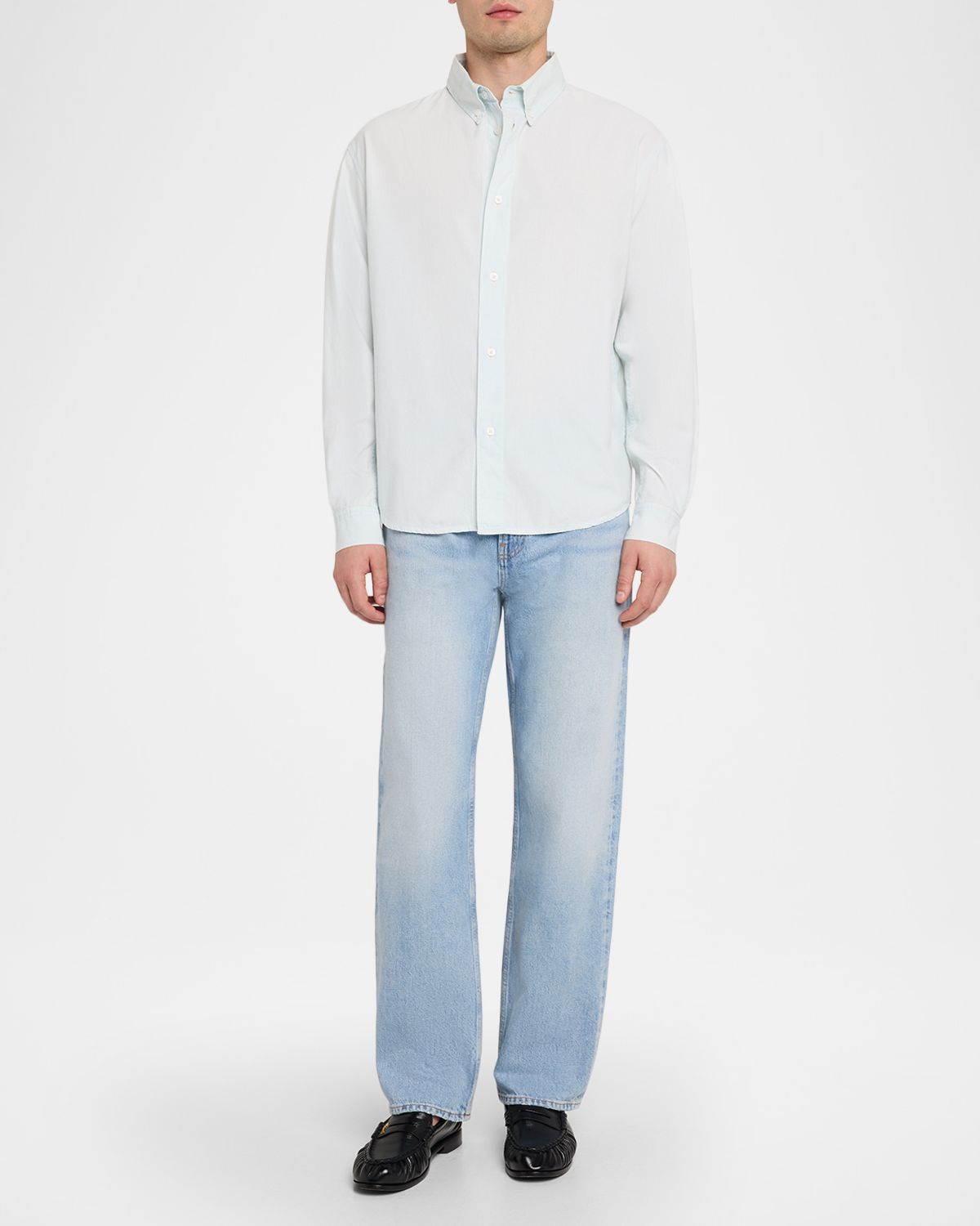 FRAME Men 's Cotton Denim Shirt