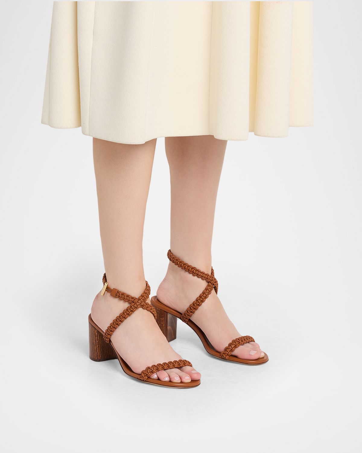 Gianvito Rossi 70mm Braided Leather Sandals | Thumbnail 6 Gianvito Rossi 70mm Braided Leather Sandals | Thumbnail 6