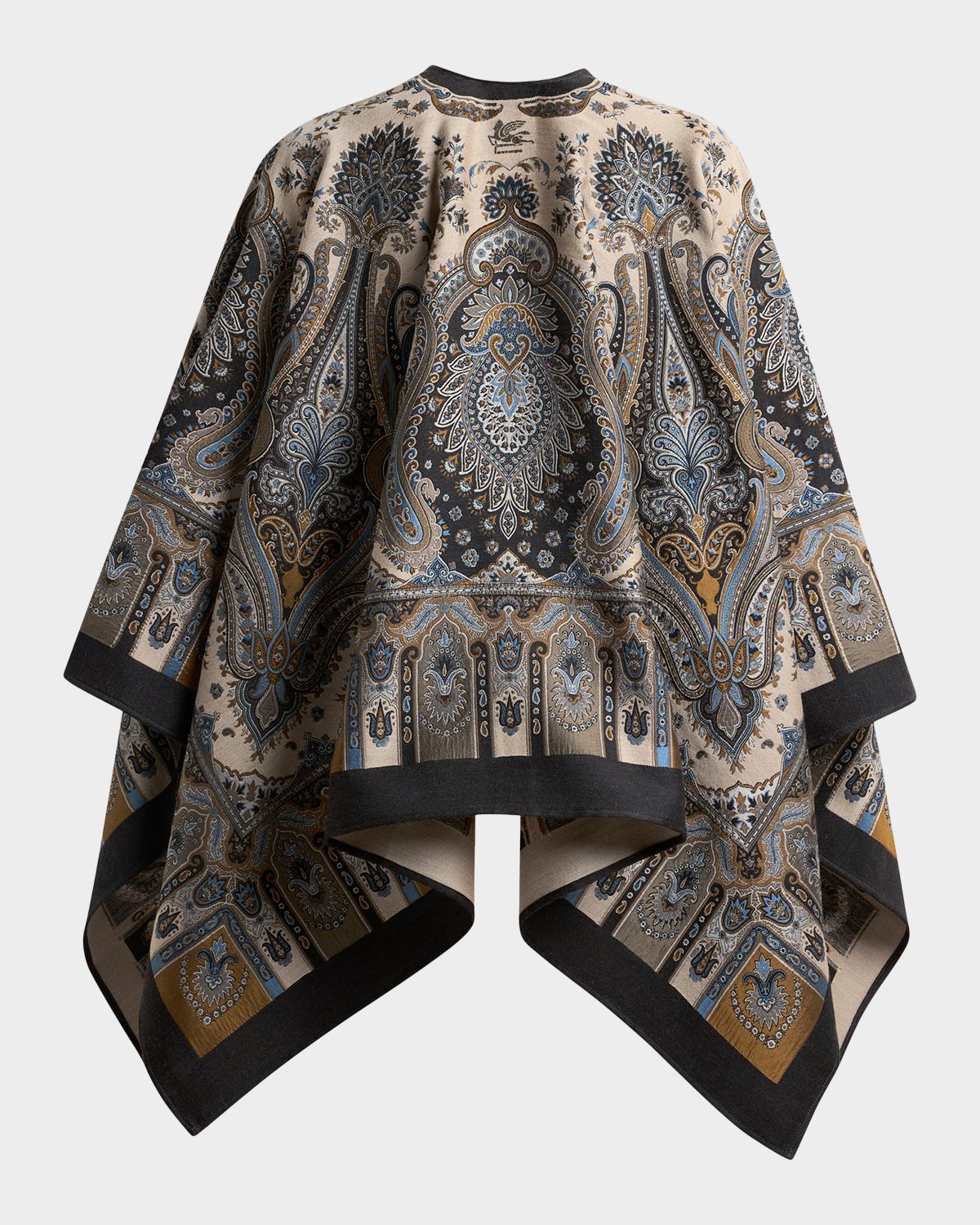 Etro Paisley Wool-Blend Cape | Thumbnail 5