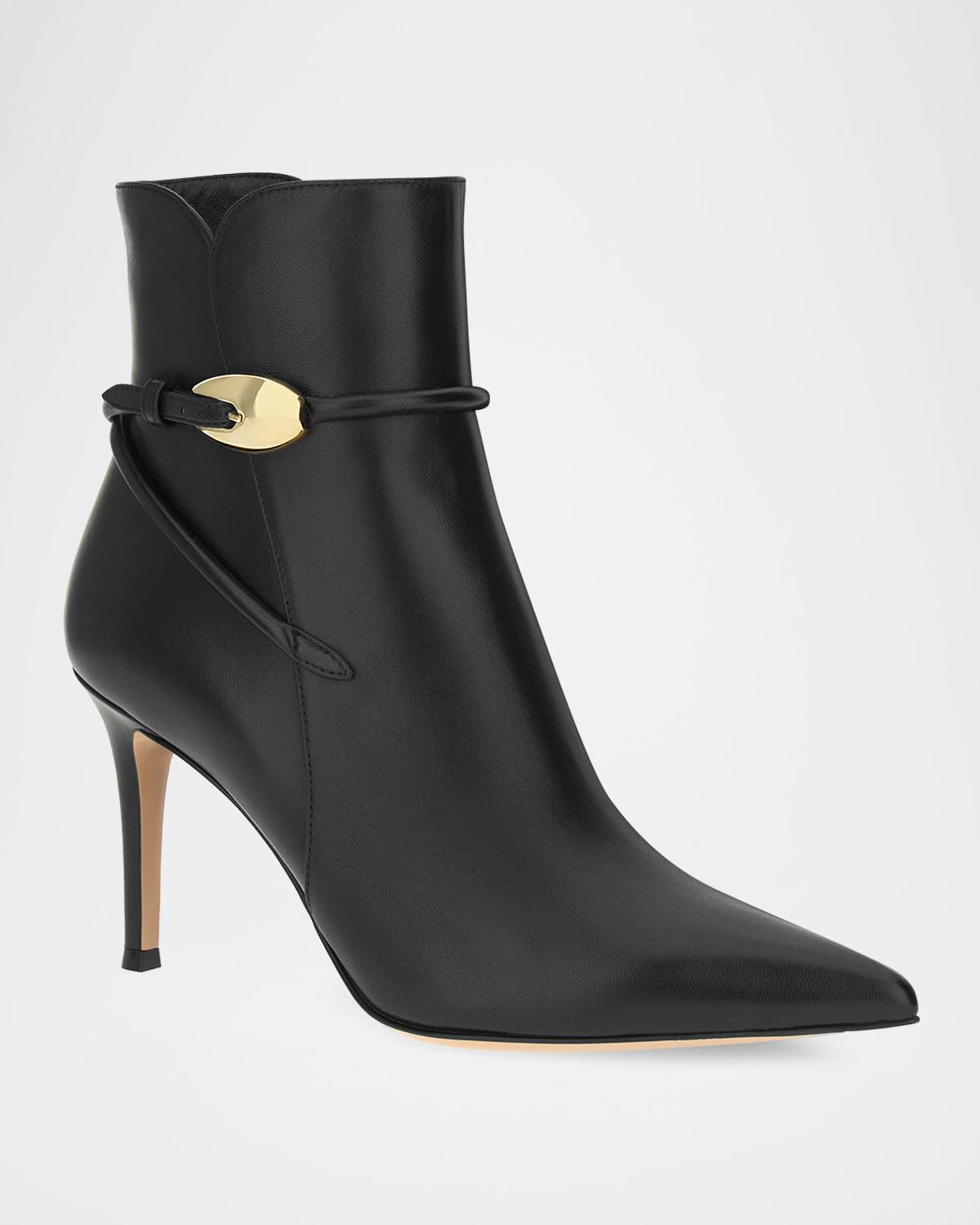 Gianvito Rossi 5mm Nappa Leather Ankle Boots | Thumbnail 4 Gianvito Rossi 5mm Nappa Leather Ankle Boots | Thumbnail 4