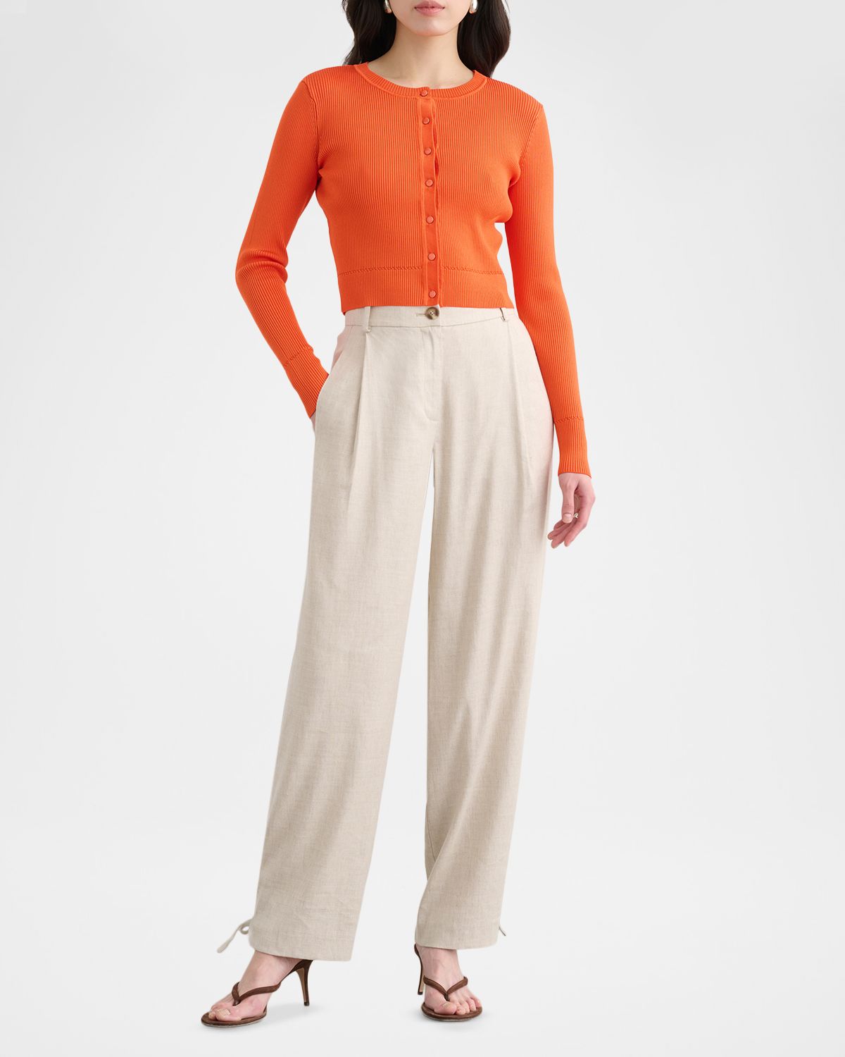 Toccin Zoe Cropped Fitted Cardigan | Thumbnail 2