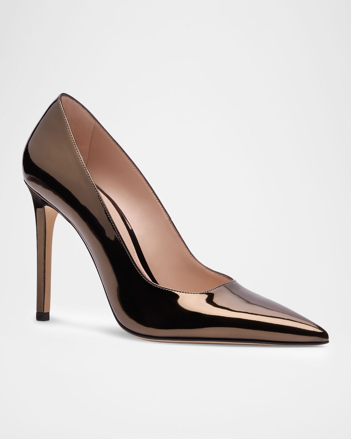 Stuart Weitzman 100mm Stuart Power Patent Leather Pumps | Thumbnail 5