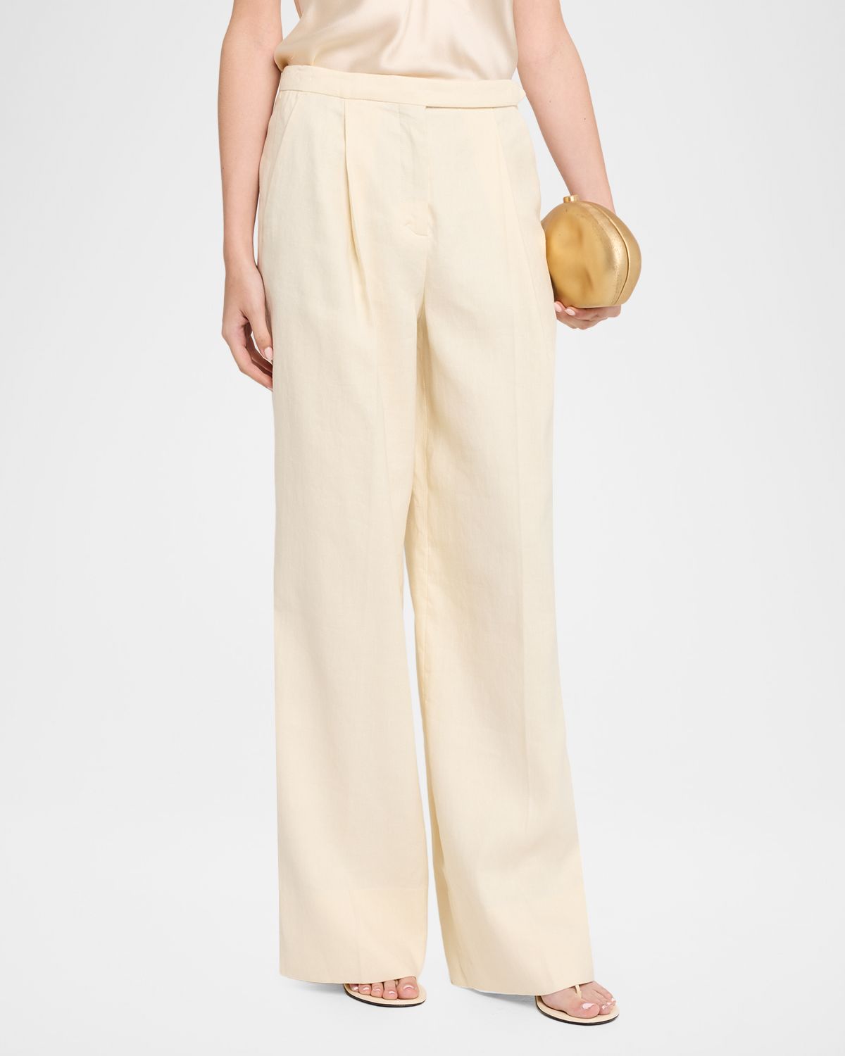 Dorothee Schumacher Casual Sophistication Linen-Cotton Wide-Leg Pants | Thumbnail 4
