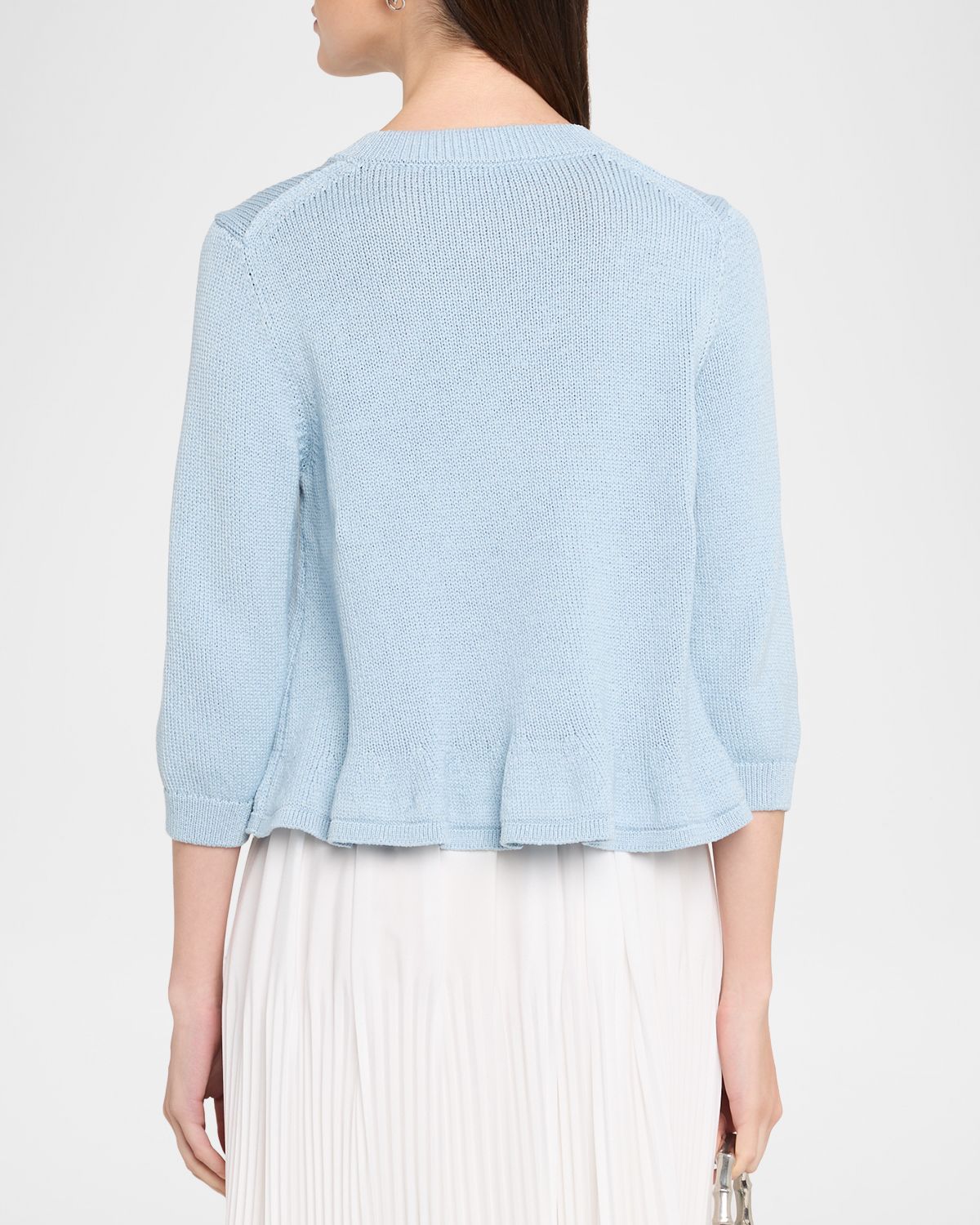 Dorothee Schumacher Cotton Candy Cropped Cotton Cardigan | Thumbnail 3
