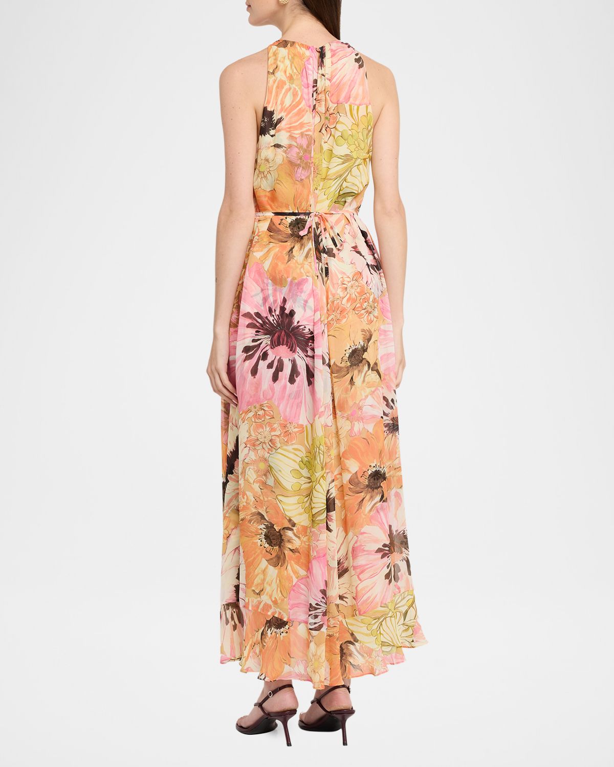 Dorothee Schumacher Floral Dream Sleeveless Georgette Midi Dress | Thumbnail 3 Dorothee Schumacher Floral Dream Sleeveless Georgette Midi Dress | Thumbnail 3