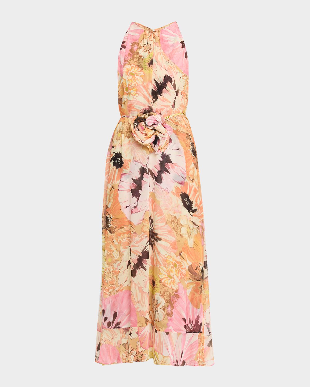 Dorothee Schumacher Floral Dream Sleeveless Georgette Midi Dress