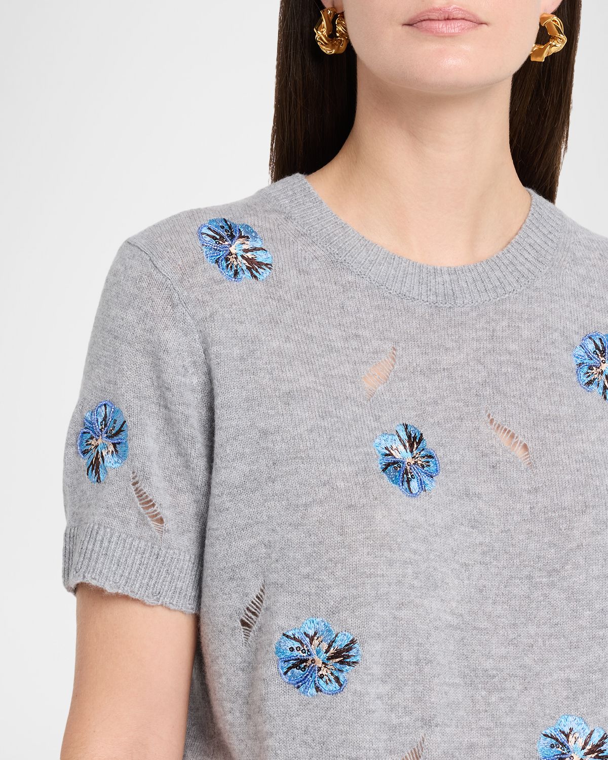Dorothee Schumacher Blooming Statements Embroidered Pullover | Thumbnail 5 Dorothee Schumacher Blooming Statements Embroidered Pullover | Thumbnail 5