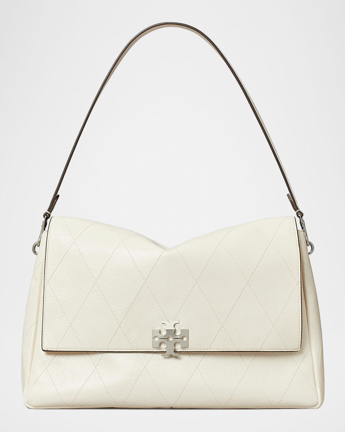 Tory Burch Charlie Quilted Leather Large Shoulder Bag