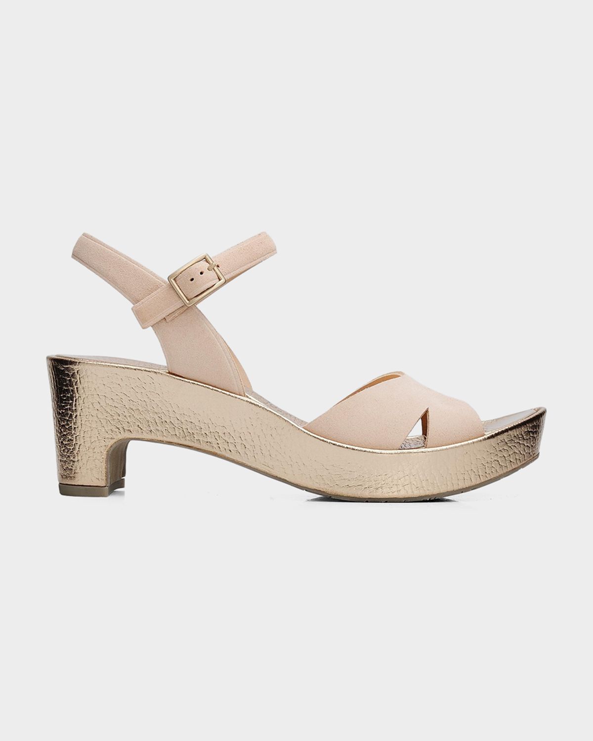 Pedro Garcia 60mm Didio Suede Wedge Sandals | Thumbnail 6