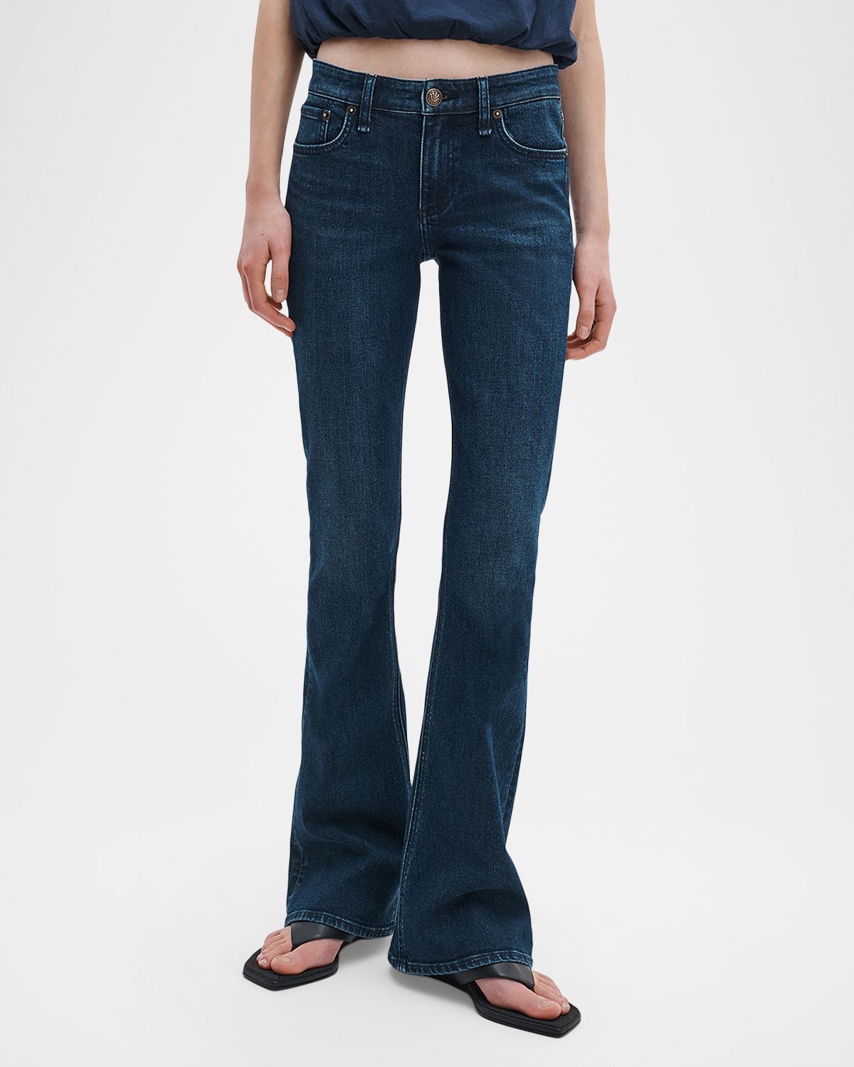 Rag & Bone Kinsley Low-Rise Flare Jeans | Thumbnail 4 Rag & Bone Kinsley Low-Rise Flare Jeans | Thumbnail 4