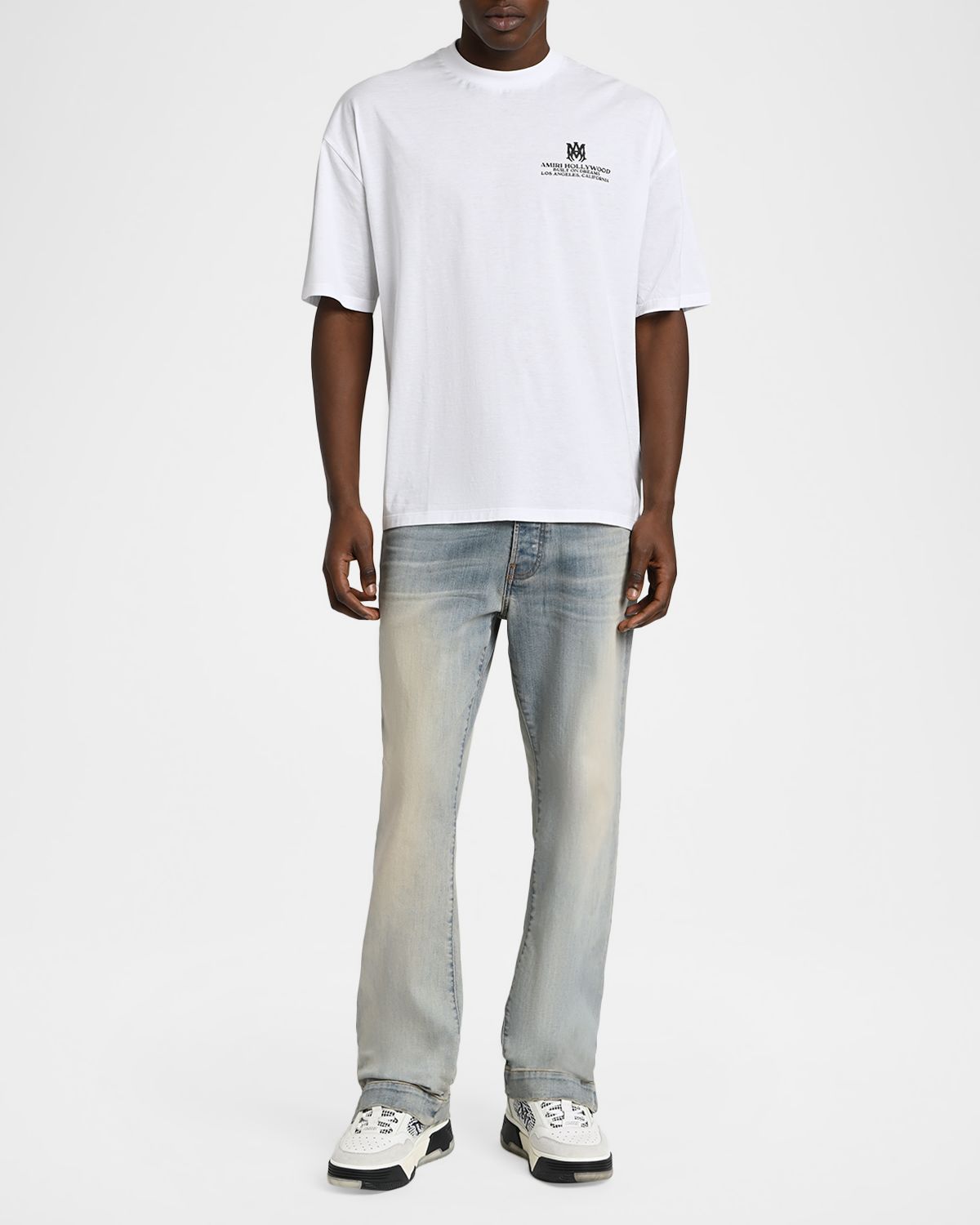 Amiri Men 's Straight Flare-Leg Jeans | Thumbnail 5