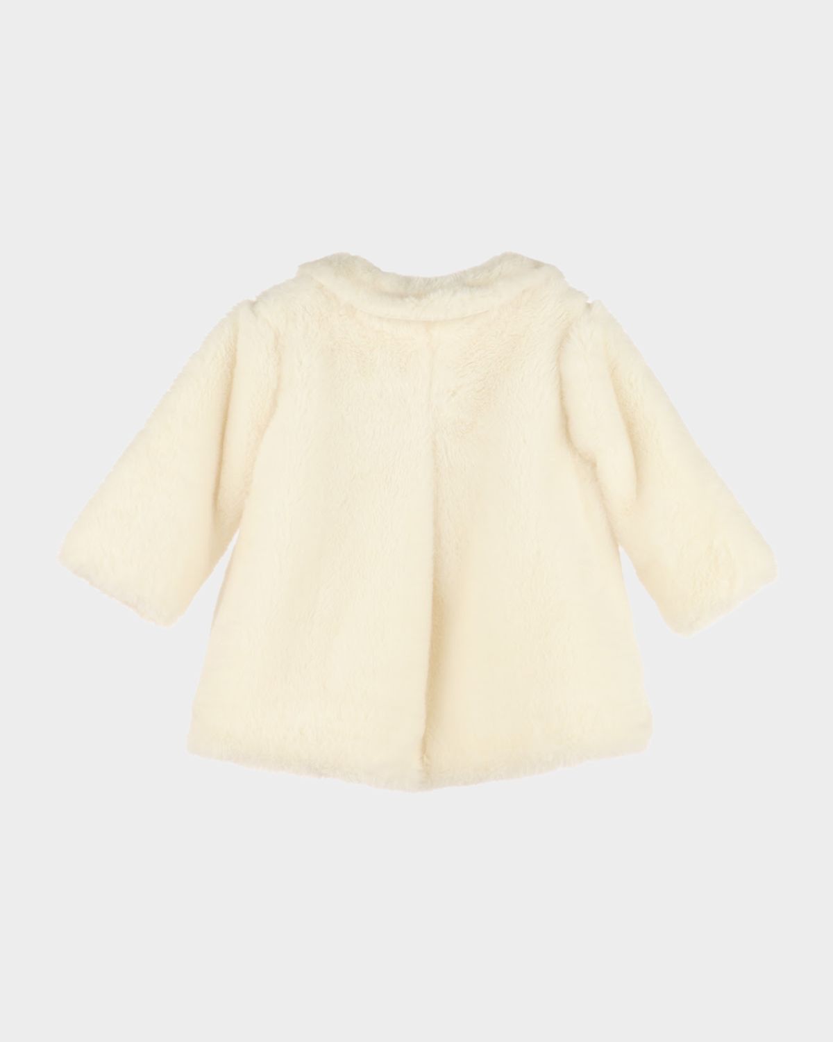 Luli & Me Girl 's Cozy Fuzzy Faux-Fur Coat, Size 6M-24M | Thumbnail 2 Luli & Me Girl 's Cozy Fuzzy Faux-Fur Coat, Size 6M-24M | Thumbnail 2